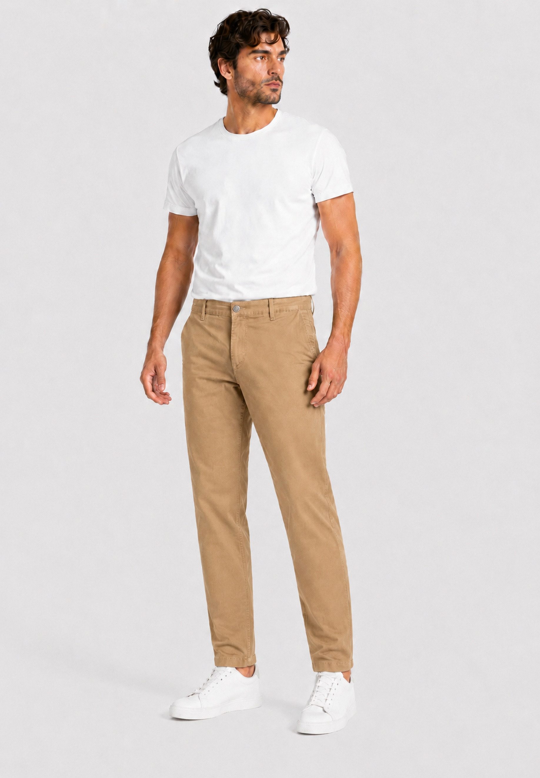 Elara Chinohose — Herren Chinohose Regular Fit – Gerade Stoffhose mit Seitentaschen – Bild 2 von 5