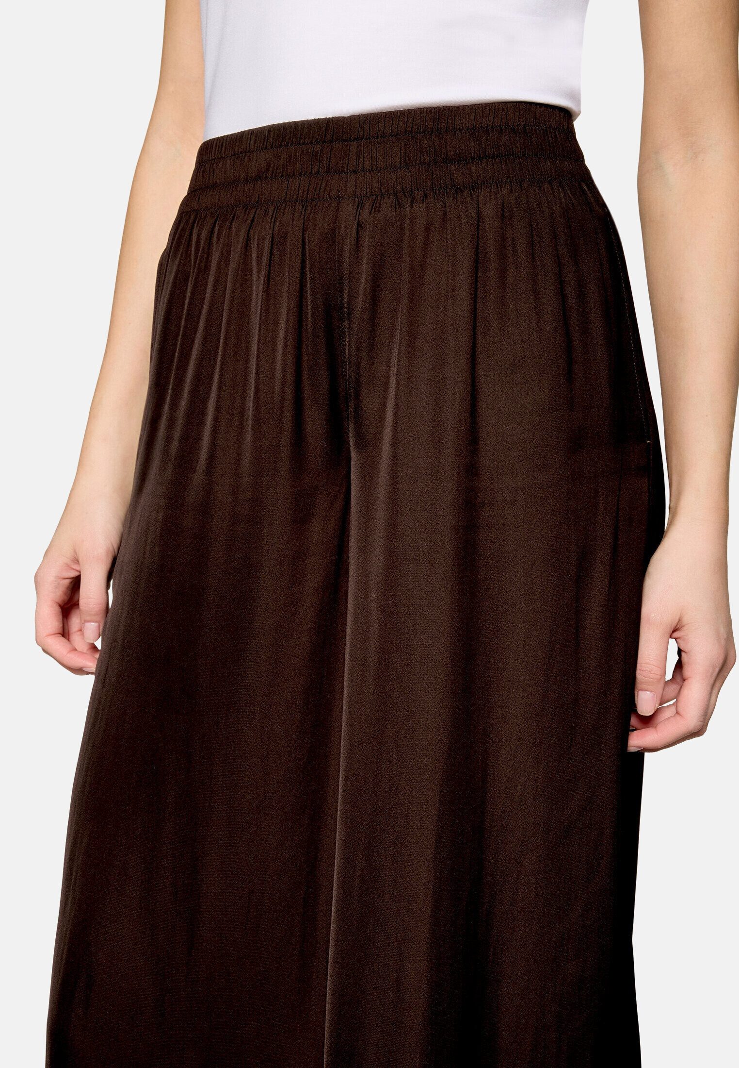 Zero Stoffhose Damen weit Material