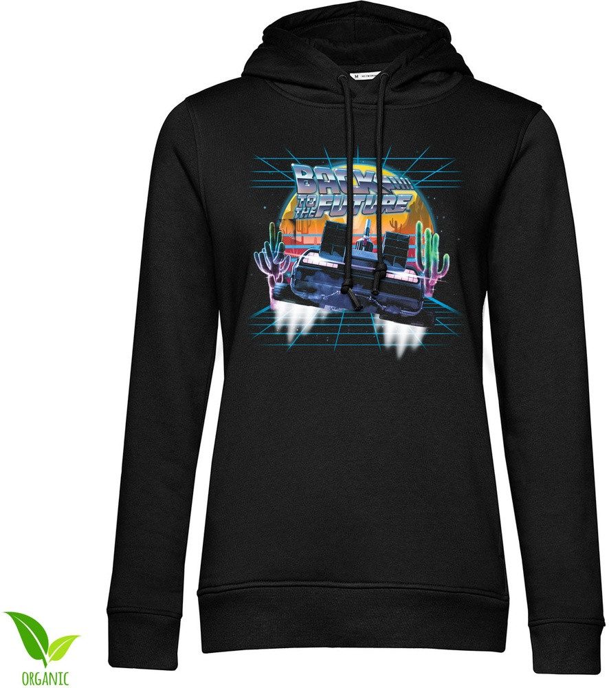 Back to the Future Hoodie Back To The Future Retro Neon Desert Girly Hoodie