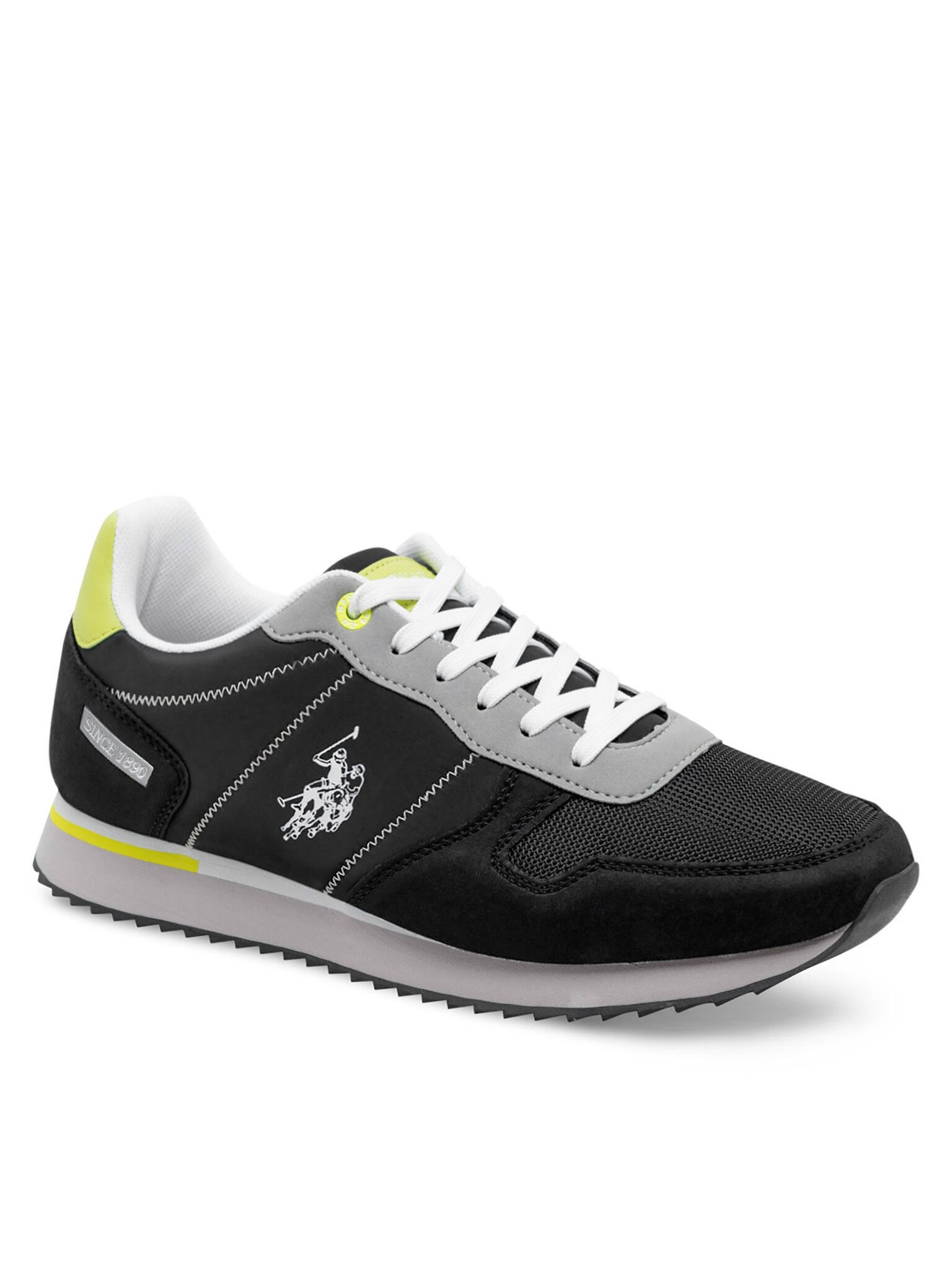 U.S. Polo Assn. Sneakers Herren ALTENA001A Schwarz, Grün Sneaker