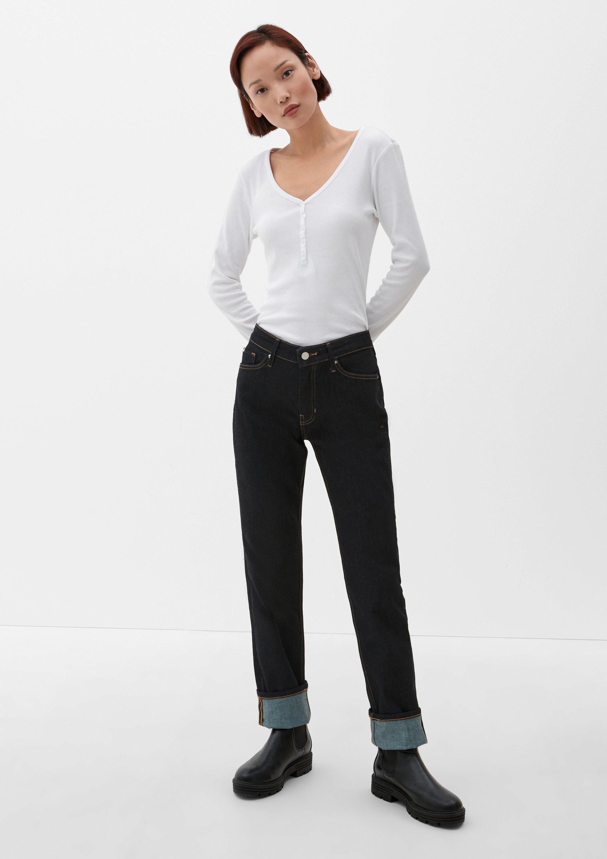 s.Oliver Regular-fit-Jeans Jeans-Hose KAROLIN Jeans Karolin / Regular Fit / Mid Rise / Straight Leg