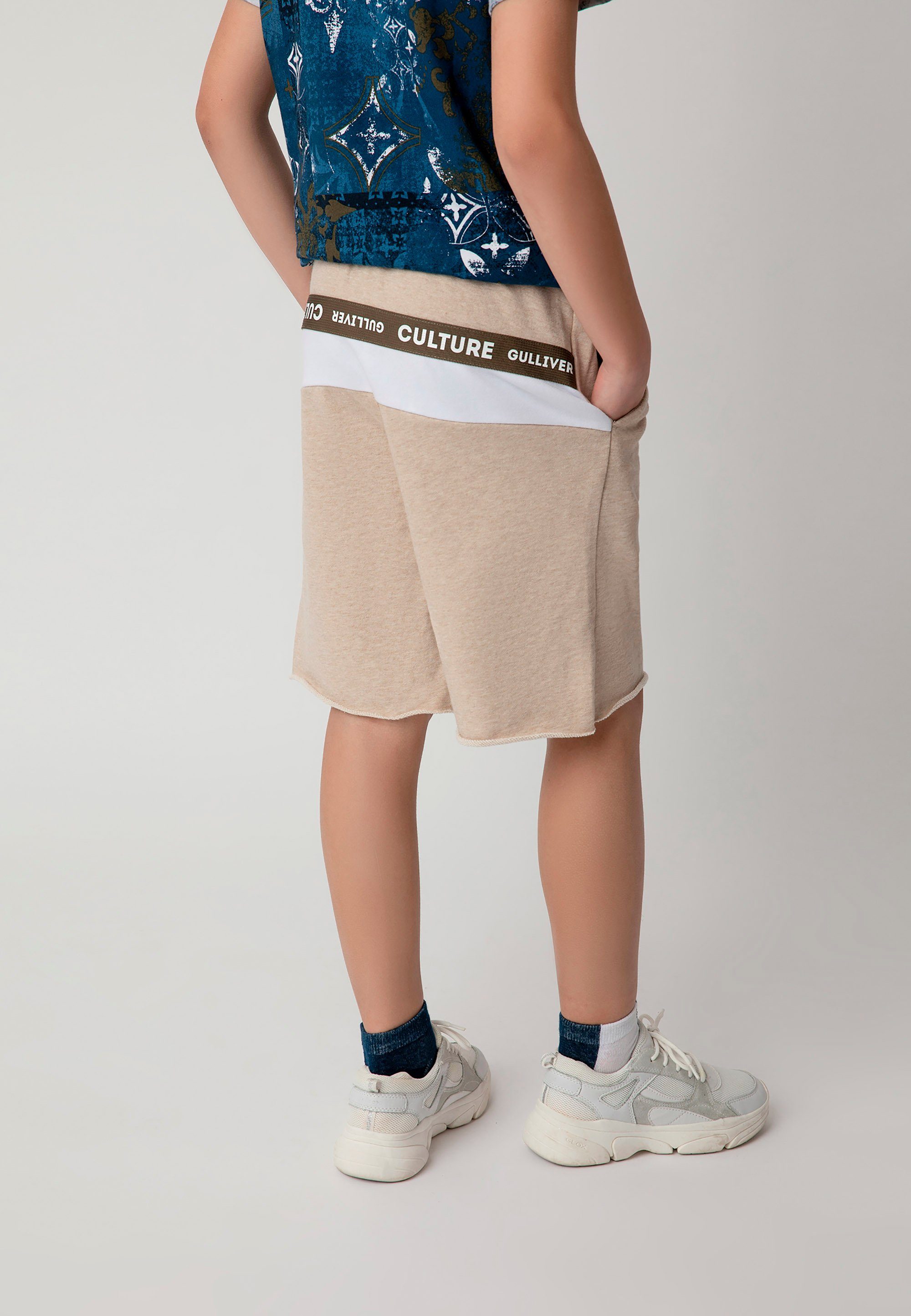 Gulliver Shorts mit Markenprint, Elastischer Gummibund für absolute  Gemütlichkeit