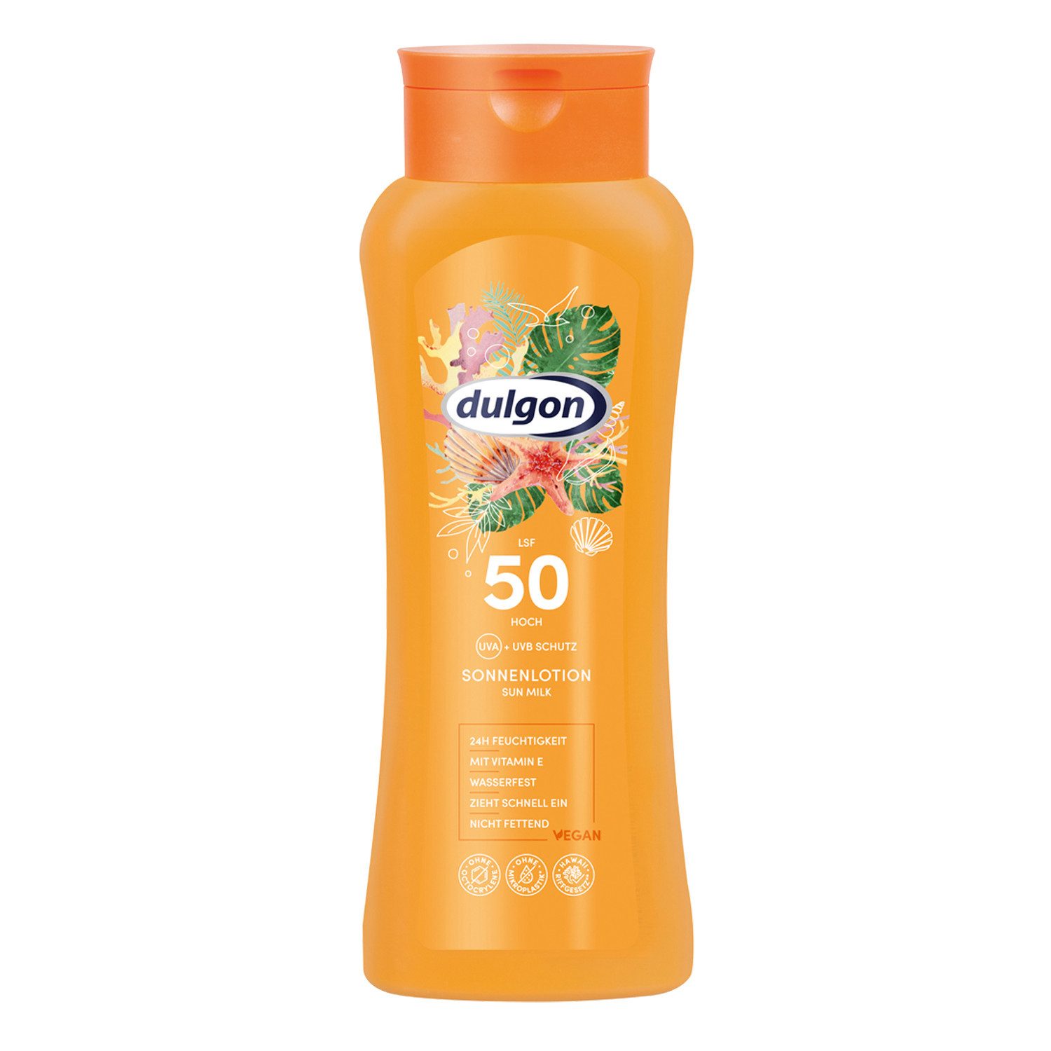 Sonnenschutzcreme 1x Sonnencreme LSF 50 wasserfest 250ml - vegan & mikroplastikfrei