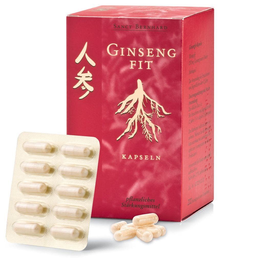 Sanct Bernhard Sanct Bernhard Ginseng-Fit-Kapseln - 200 Kapseln Kapseln