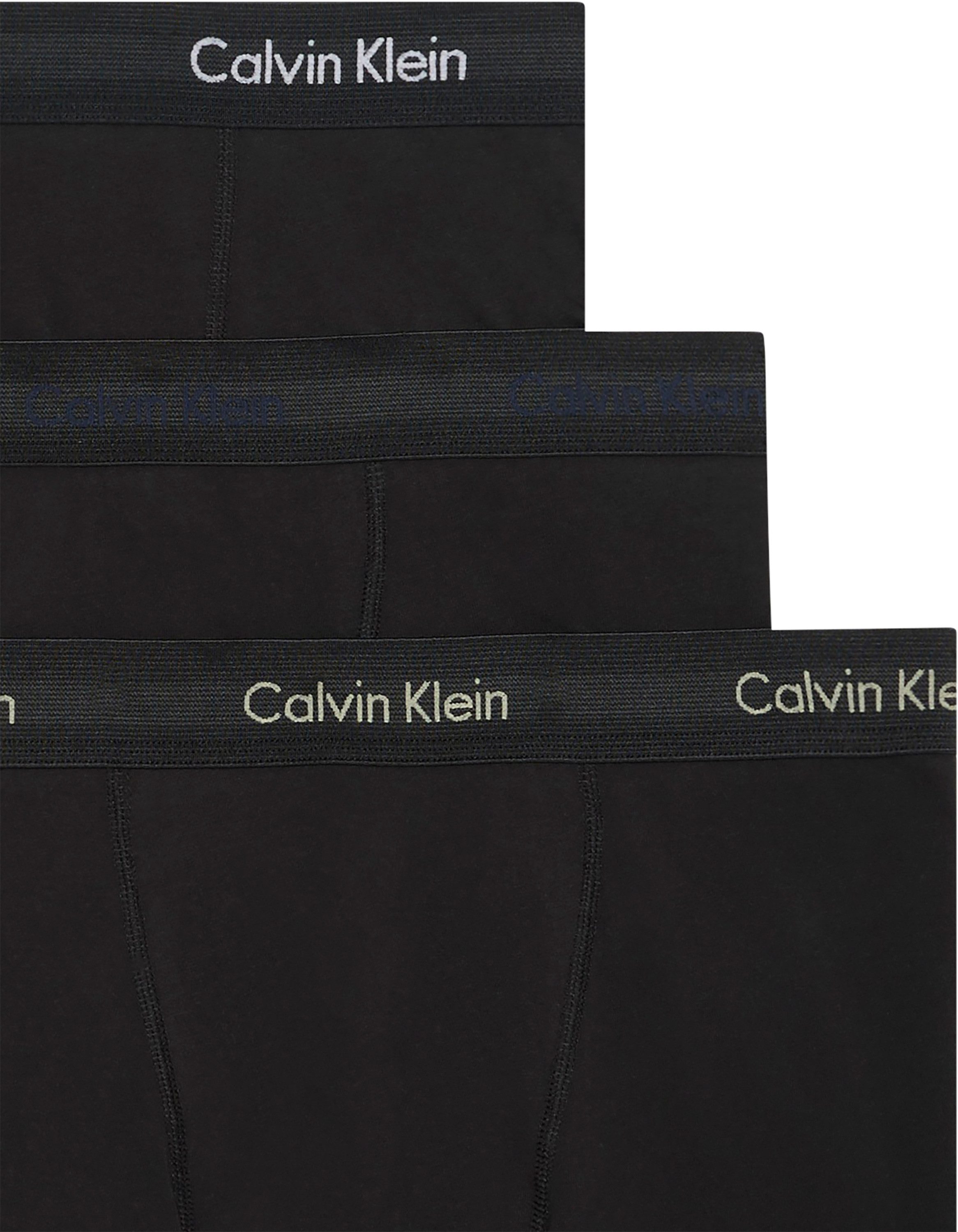 Calvin Klein Underwear Trunk TRUNK 3PK (Packung, 3-St., 3er-Pack) mit Logo-Elastikbund