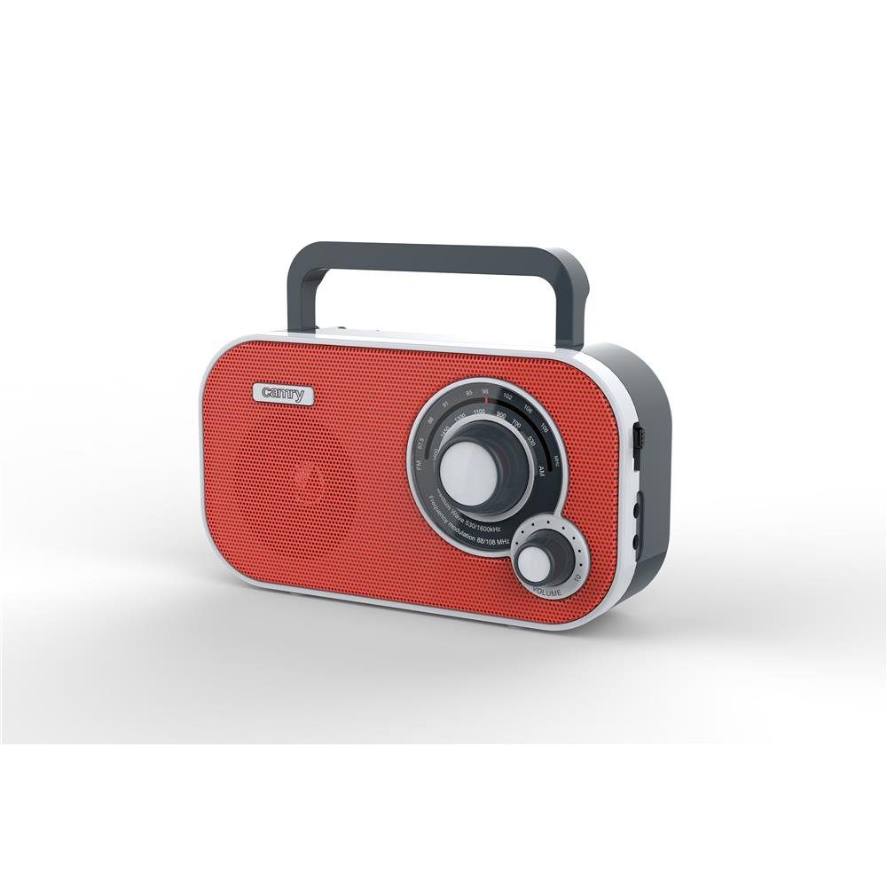 Camry CR 1140 Radio (Tragbares AM FM Radio mit Griff, Batterie oder Netzbetrieben)
