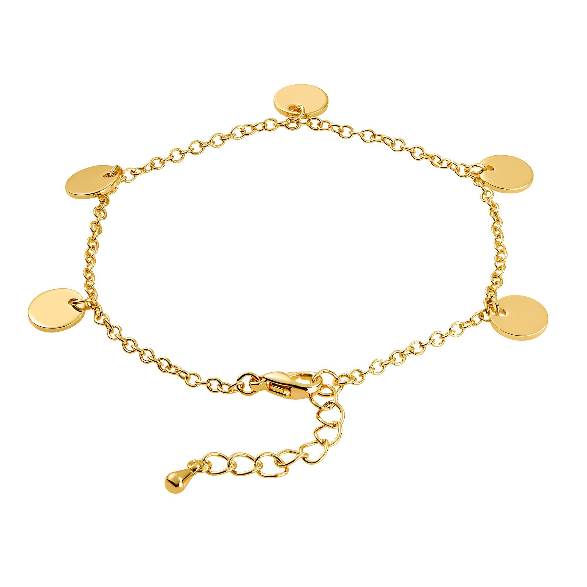 Heideman Geschenkverpackung), poliert Armband inkl. goldfarben mit (Armband, Kreiselementen Armband mit Verlängerungskette Armband