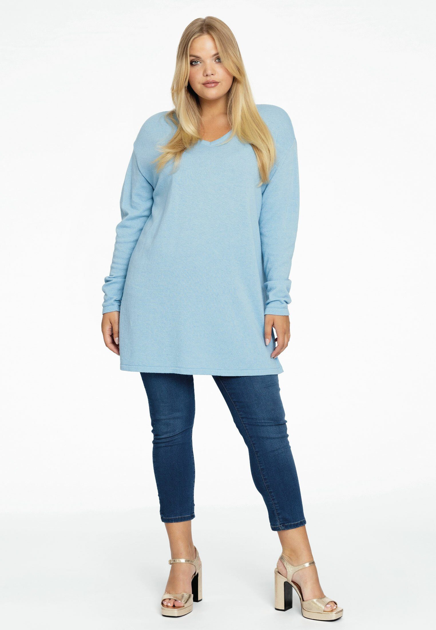 YOEK Longpullover Damen Pullover Große Größen günstig online kaufen