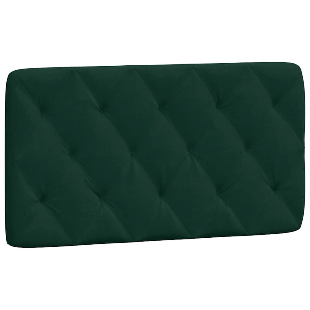 vidaXL Bett Kopfteil-Kissen Dunkelgrün 100 cm Samt (1-tlg)