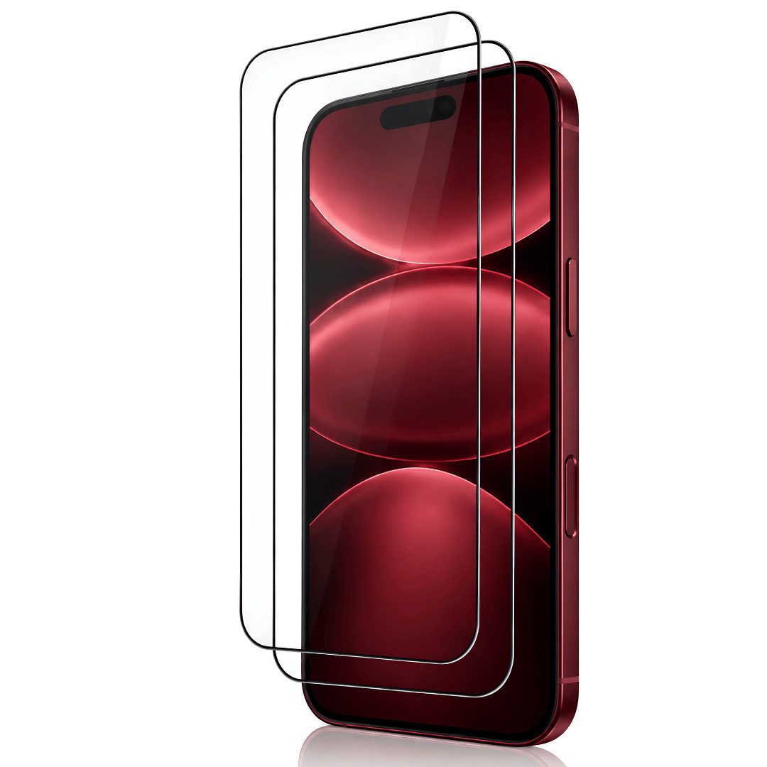 SmartUP Displayschutzglas 2x Schutzglas für Apple iPhone 18 Pro Display Panzerfolie Full Screen für Apple iPhone 18 Pro, 2 Stück, Rundumschutz, passgenaue Verarbeitung