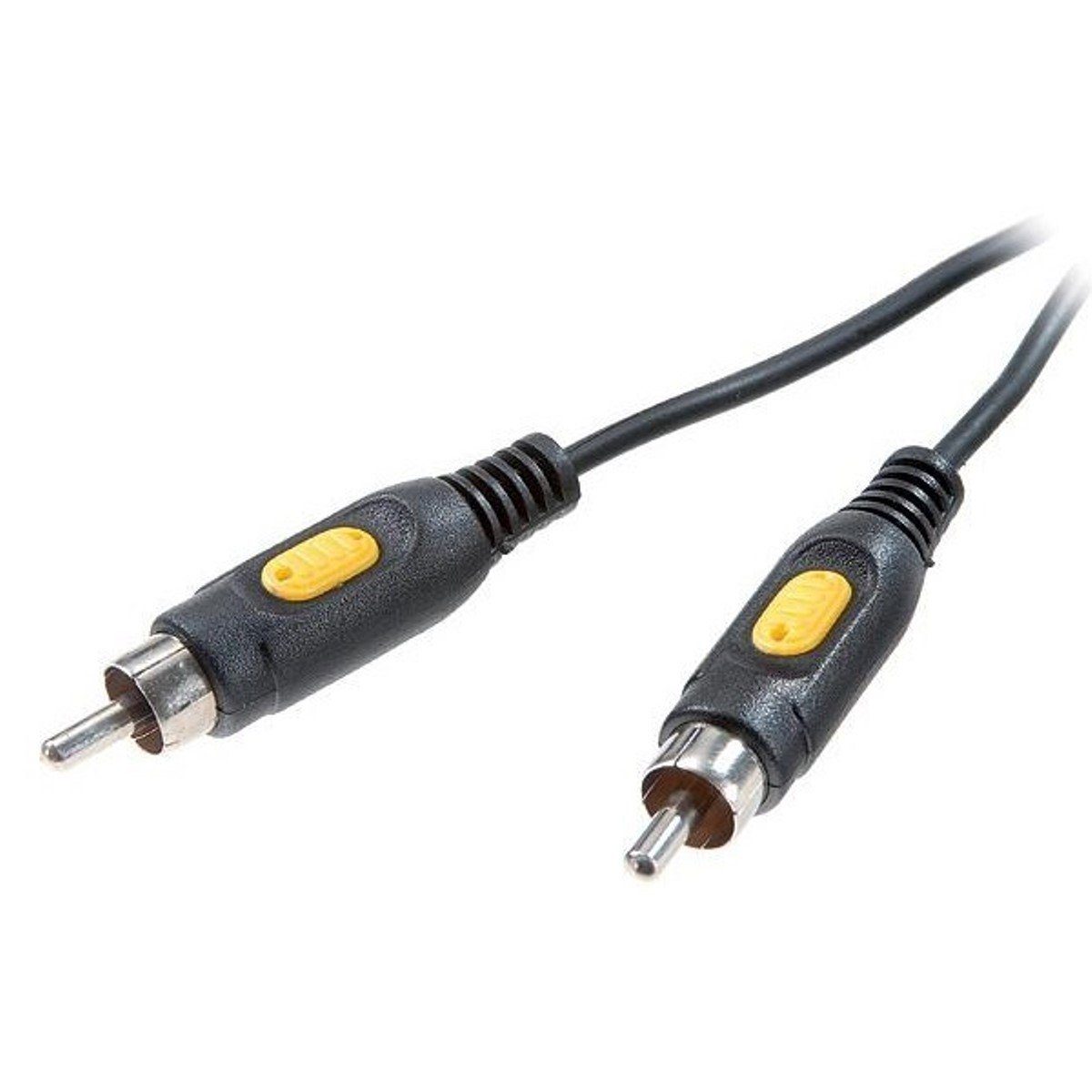 Vivanco 2m Cinch-Kabel Digital Koax-Kabel Audio-Kabel, Cinch, Cinch, Koaxial-Kabel 1-1 Cinch-Stecker, 1x RCA Stecker auf Stecker, geschirmt