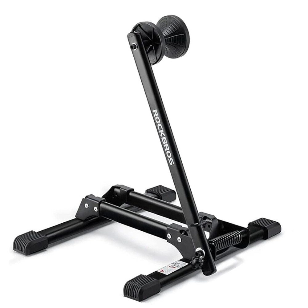 ROCKBROS Fahrradständer Radständer Fahrradhalter Bodenständer (Spar-Set, 1-St), Klappbar, für 20-29 Zoll, rutschfest, ohne Montage