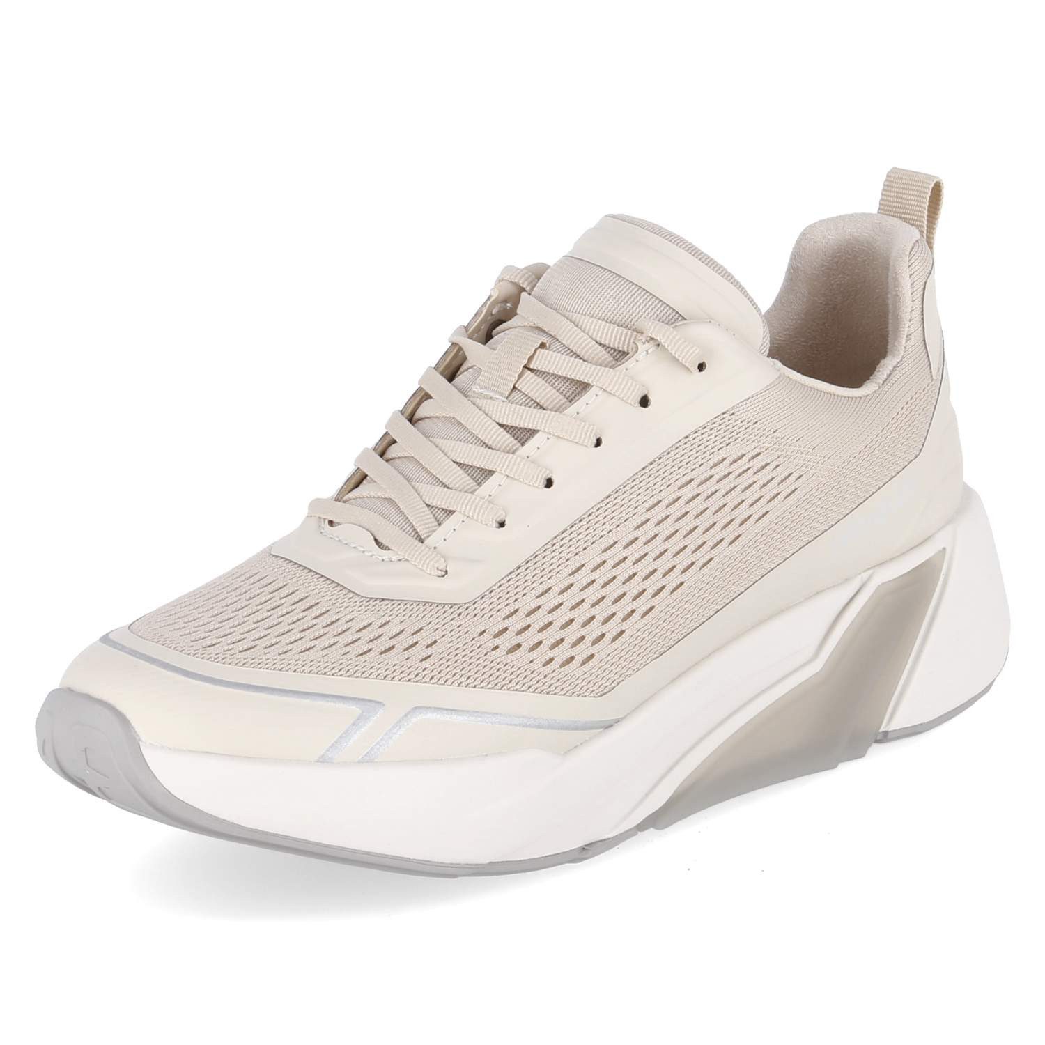 Gabor Gabor 86.912.63 Damen Textil & Synthetik beige Schnürschuh