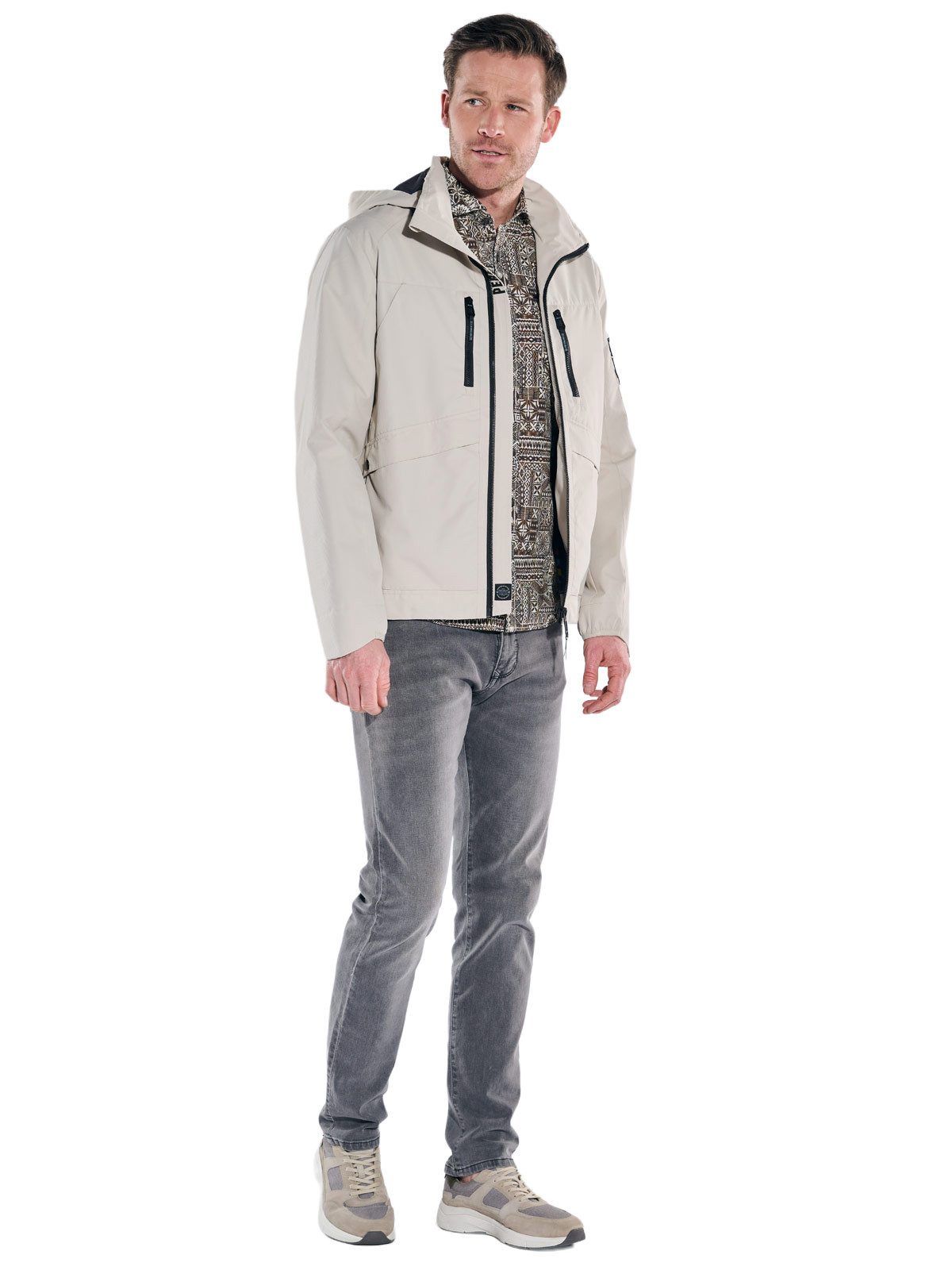 Engbers Kurzjacke Herren Funktionsjacke Wassersäule 3000, Beige