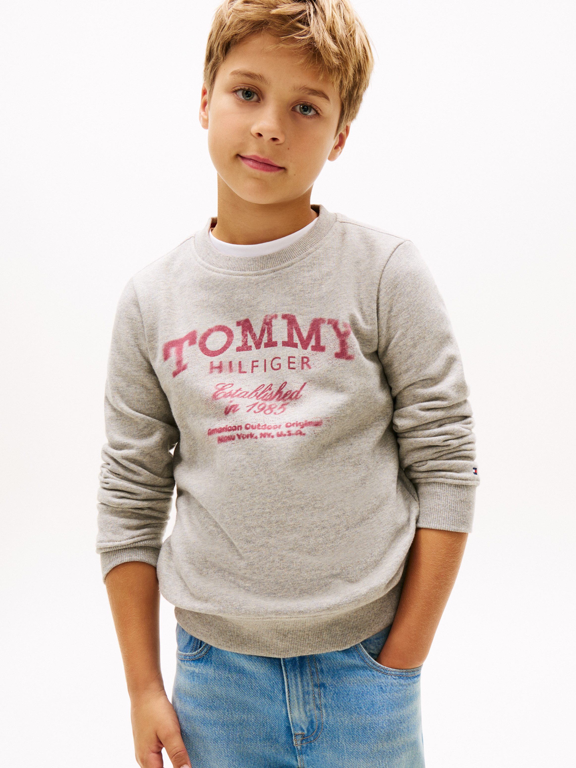 Tommy Hilfiger Sweatshirt Regular fit, für Kinder bis 16 Jahre