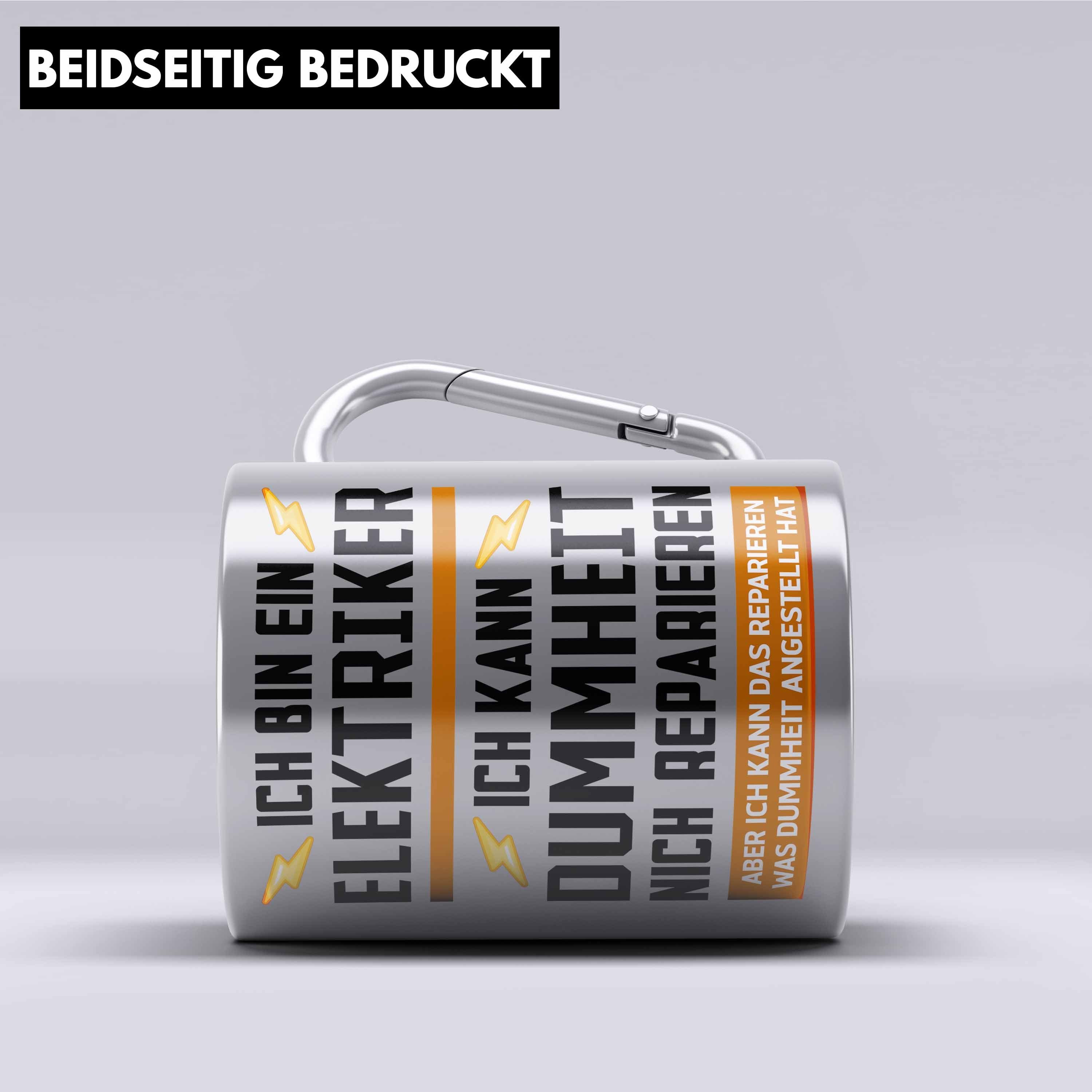 Trendation Thermotasse Elektriker Geschenke für Männer Edelstahl Tasse Geschenk Elektriker El