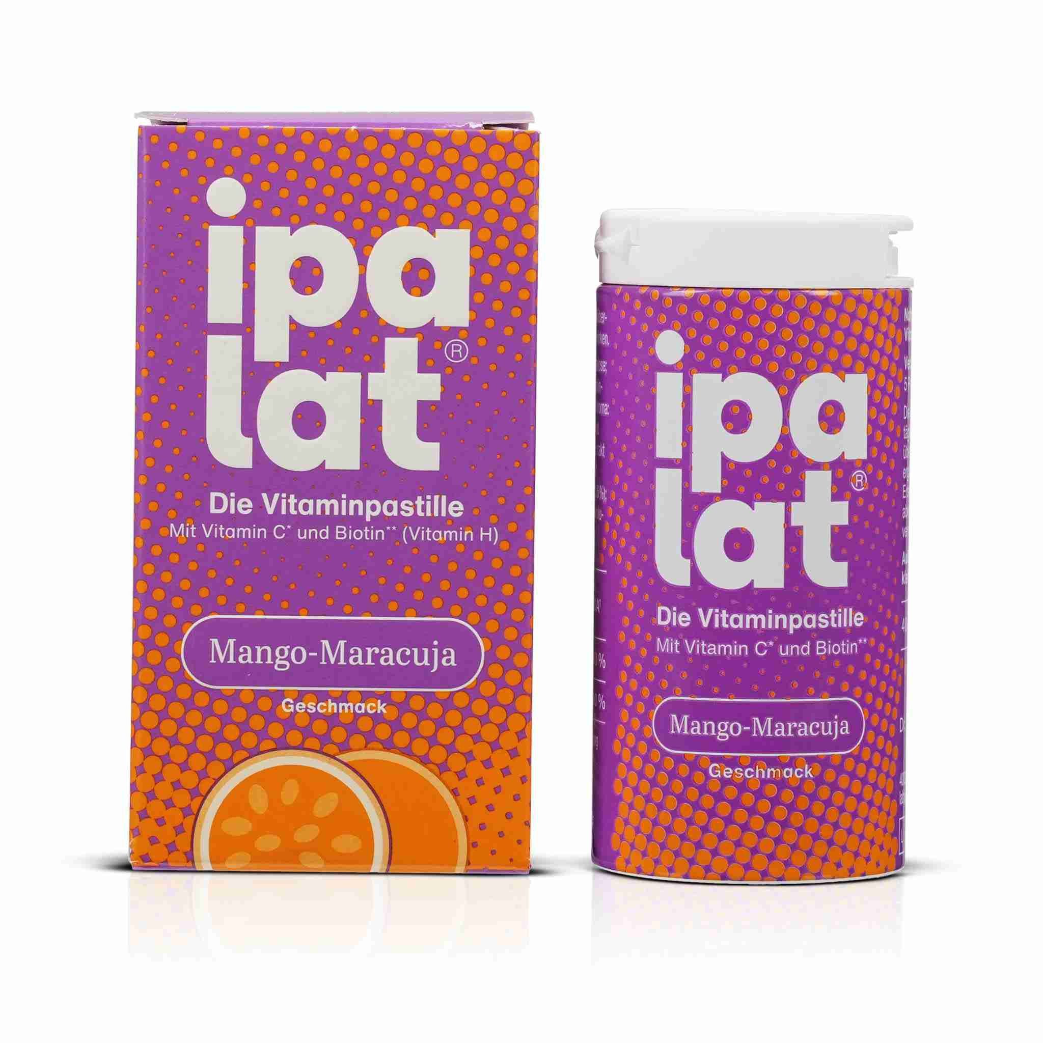 Dr. Pfleger Arzneimittel GmbH IPALAT Die Vitaminpastille Mango-Maracuja Tabletten