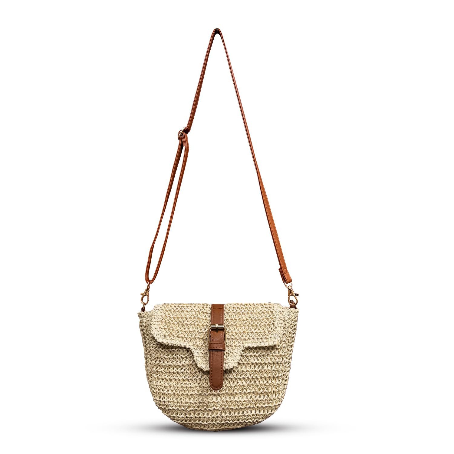 Coonoor Umhängetasche Strohtasche für Damen, Sommer günstig online kaufen