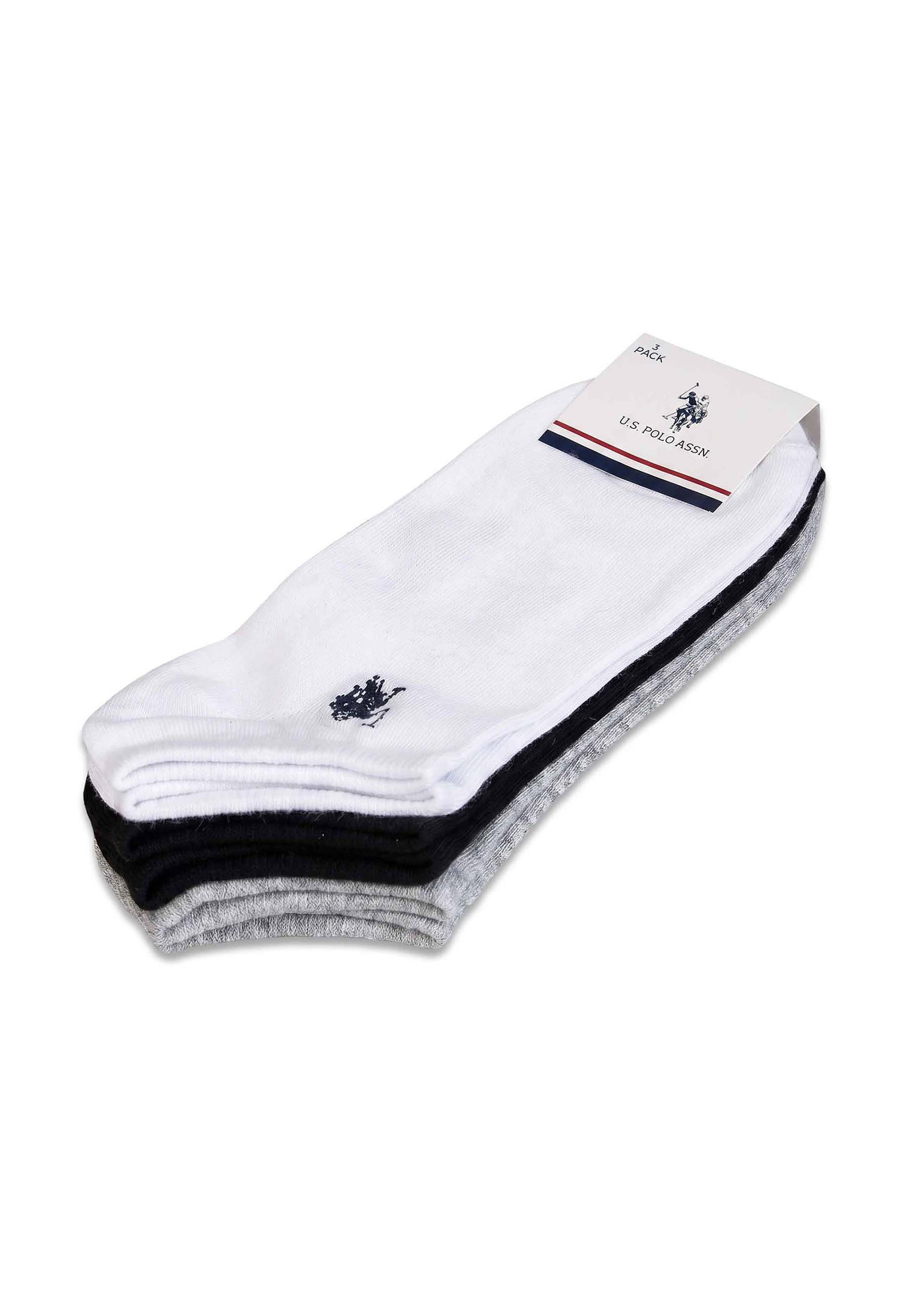 U.S. Polo Assn. Socken USNoaah Sneaker 6er Pack – Kurzsocken Baumwolle unisex Niedrige Socken mit elastischem Bund und Logo – Bild 2 von 5