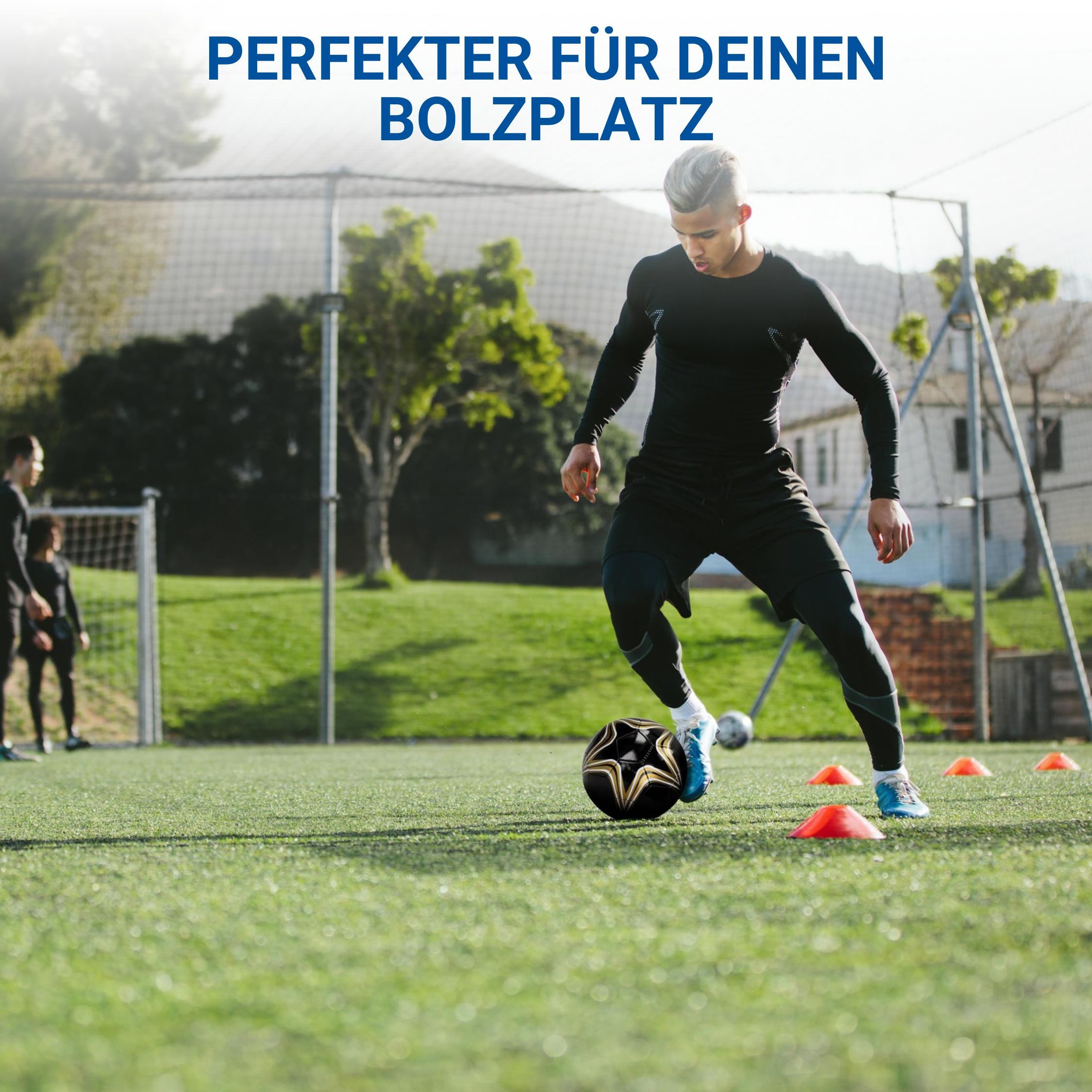 elasto Spielball Fußball GOAL in Größe 5 für Kinder und Erwachsene