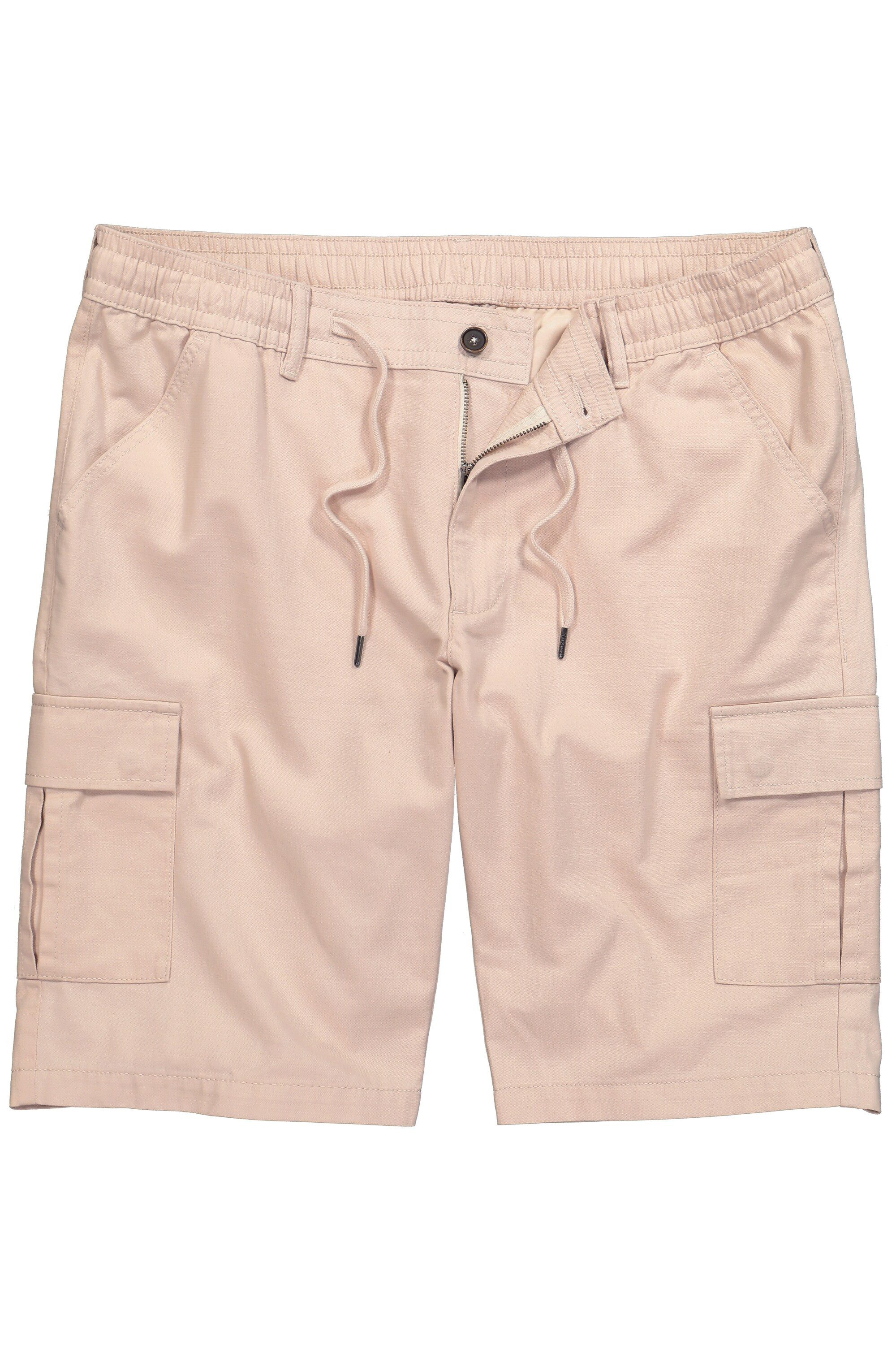 JP1880 Bermudas Bermuda Leinenoptik Cargotaschen Elastikbund günstig online kaufen