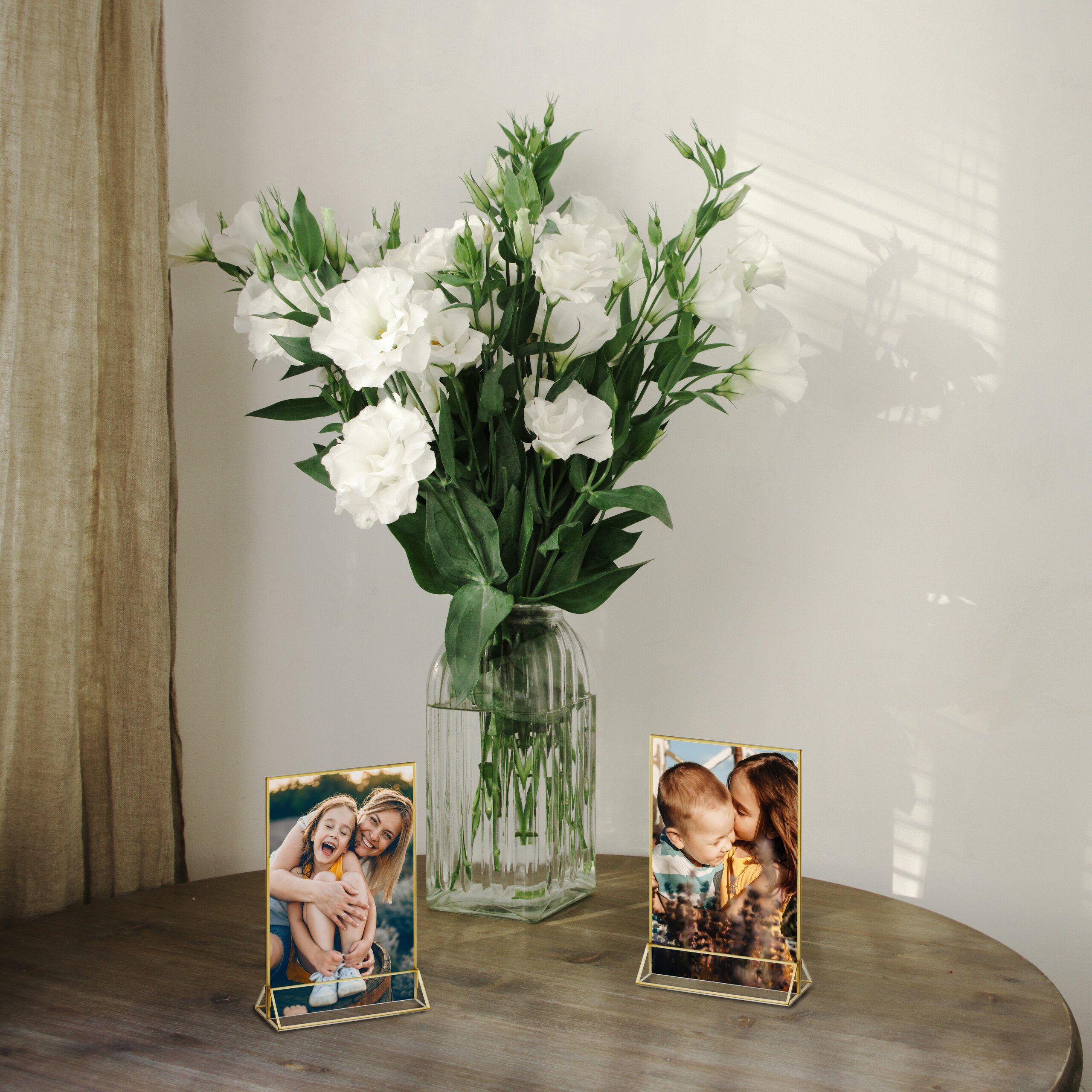 relaxdays Einzelrahmen 6er Set Tischaufsteller DIN A6 günstig online kaufen