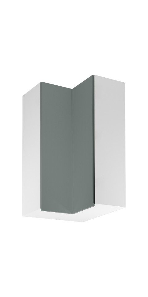 Eckhängeschrank - Elegante Lösung für Ordnung in der Küche.