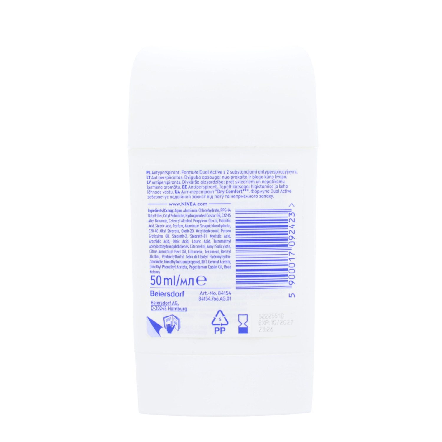 Nivea Deo-Stift 3 x NIVEA Dry Comfort 72h Anti Transpirant Deo Stick je 50ml für Damen