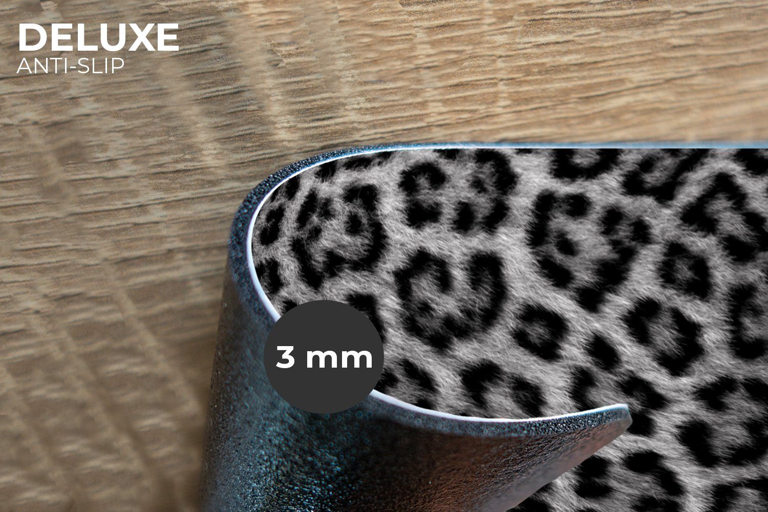 MuchoWow Platzset Pantherdruck - schwarz und weiß, (6-St), Platzsets, Tisch günstig online kaufen