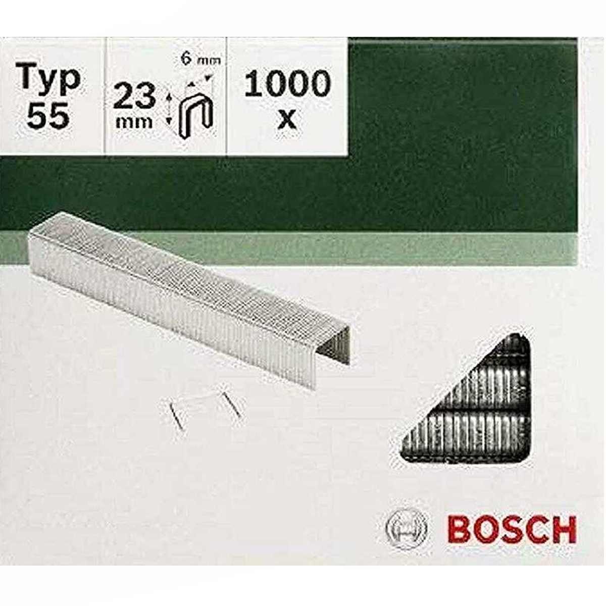 BOSCH Tackerklammer Bosch Klammern Typ 55 - 6 x 1.08 x 23 mm 1000 Stk.2609255829