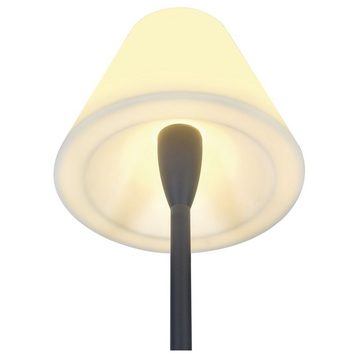 SLV Stehlampe Outdoor Stehleuchte Adegan, Aluminium, anthrazit, IP54, keine Angabe, Leuchtmittel enthalten: Nein, warmweiss, Stehlampe, Standlampe