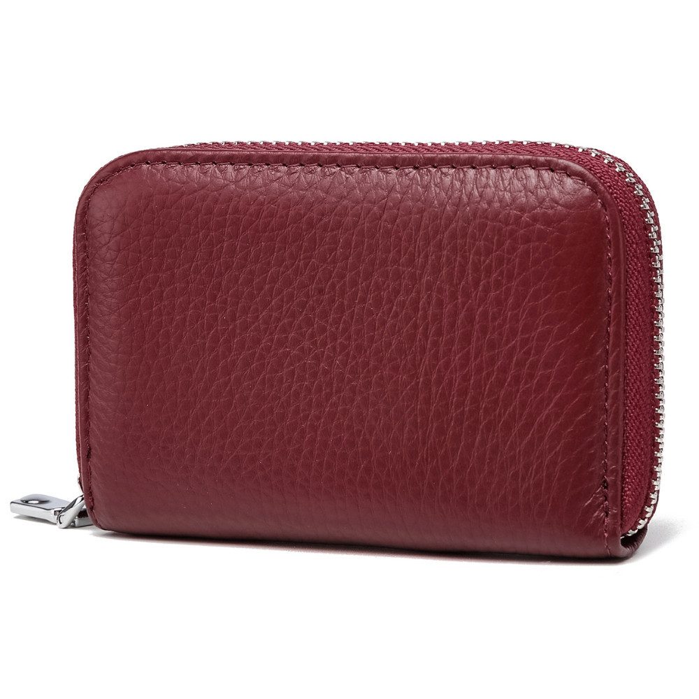 Fomax Geldbörse aus Leder, elegantes Kartenetui 100% Echtleder, Etui für vi günstig online kaufen
