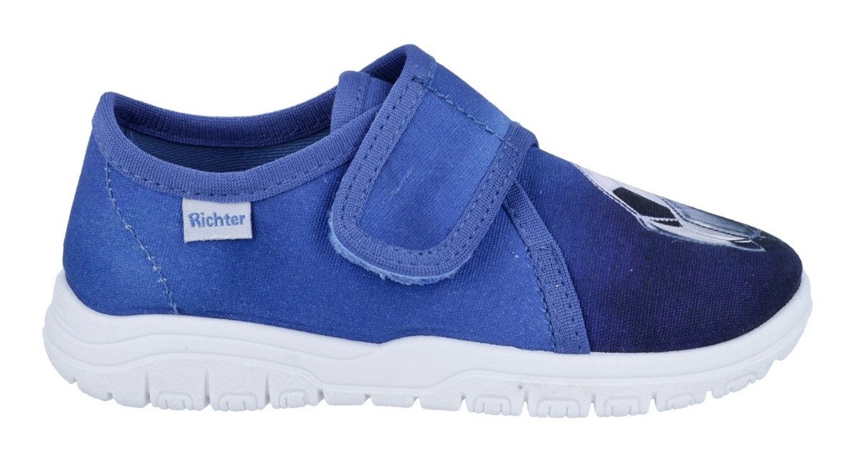 Richter Mailo Hausschuh Klettschuh, Kindergartenschuh mit Größenschablone zum Download