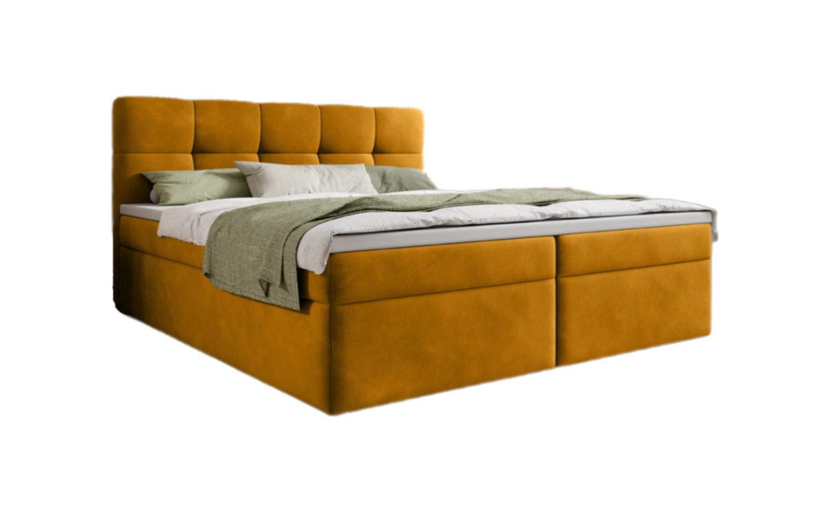 Luxusbetten24 Boxspringbett Cozy II Samt, mit günstig online kaufen