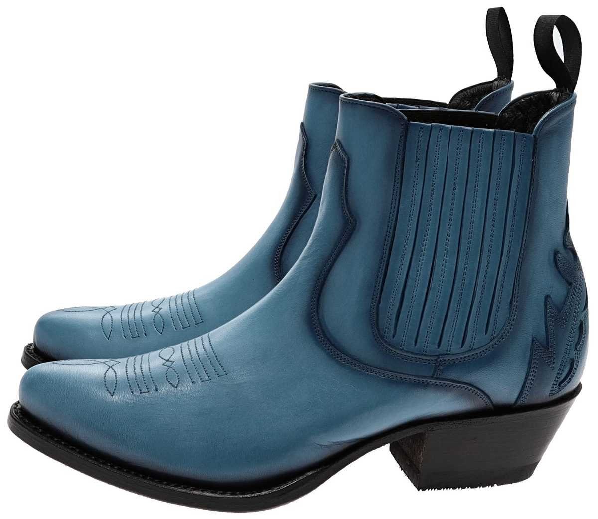 Mayura Boots 2487 Marilyn Azul Damen Westernstiefelett Blau Westernstiefelette
