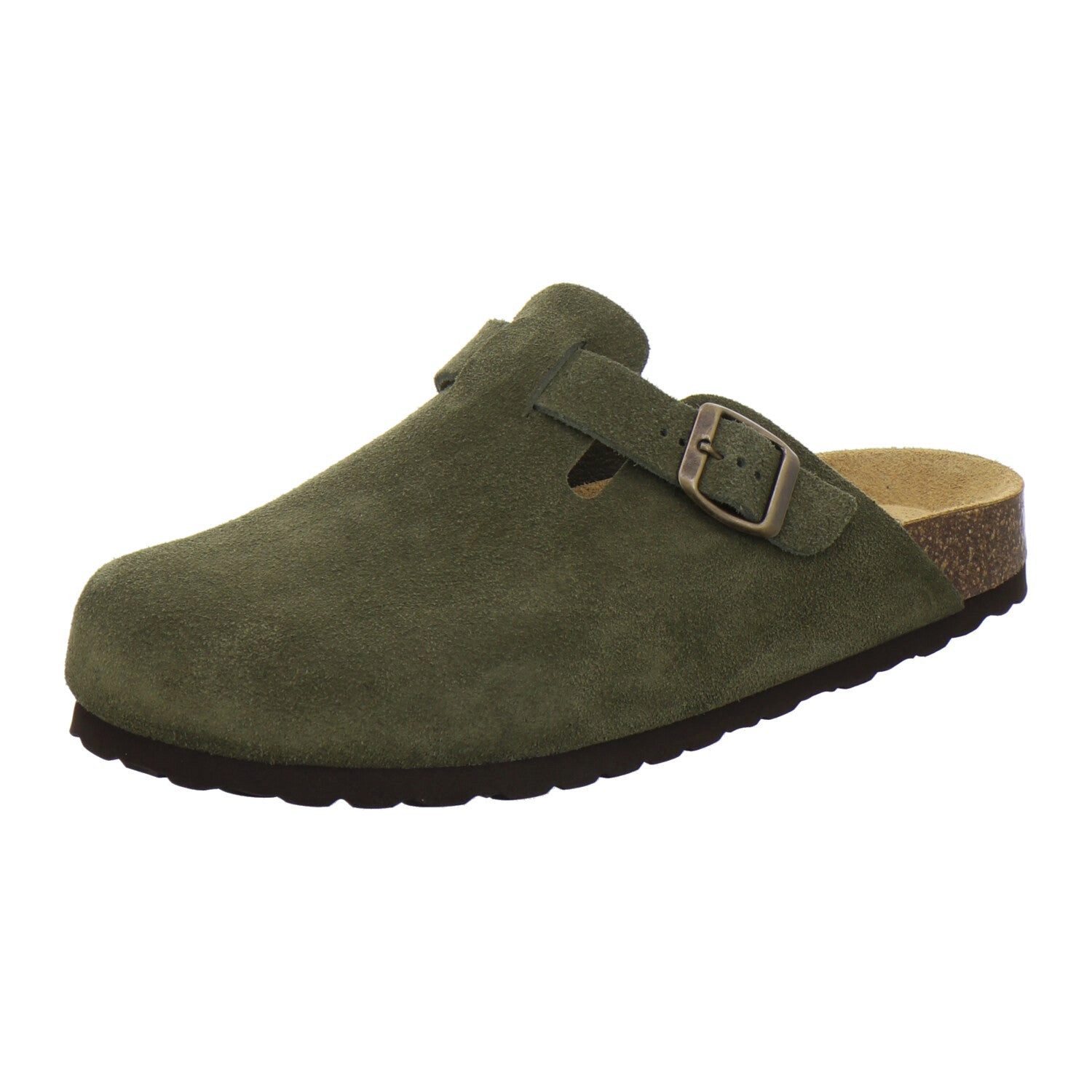 AFS-Schuhe Herren Clog aus Veloursleder mit Fußbett, Made in Germany