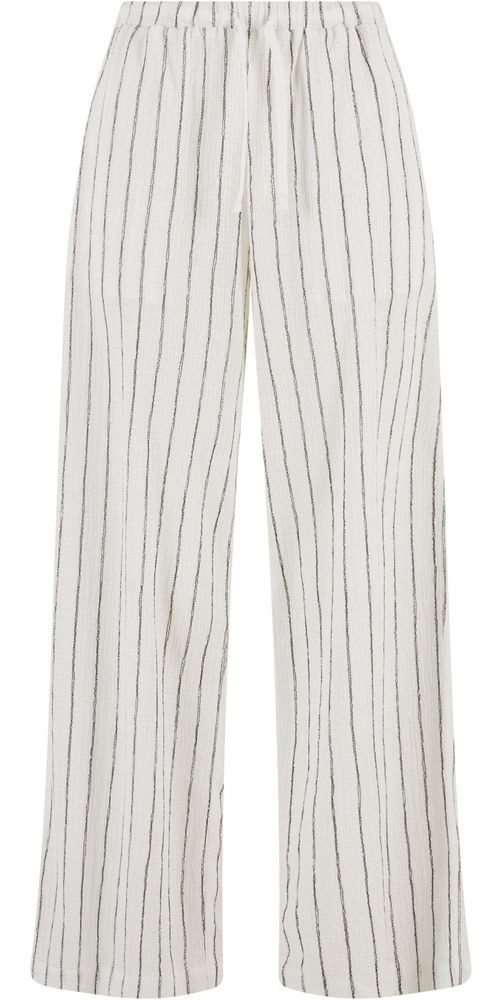 Stoffhose Urban Classics Ladies Structured Striped Relaxed Fit Pants