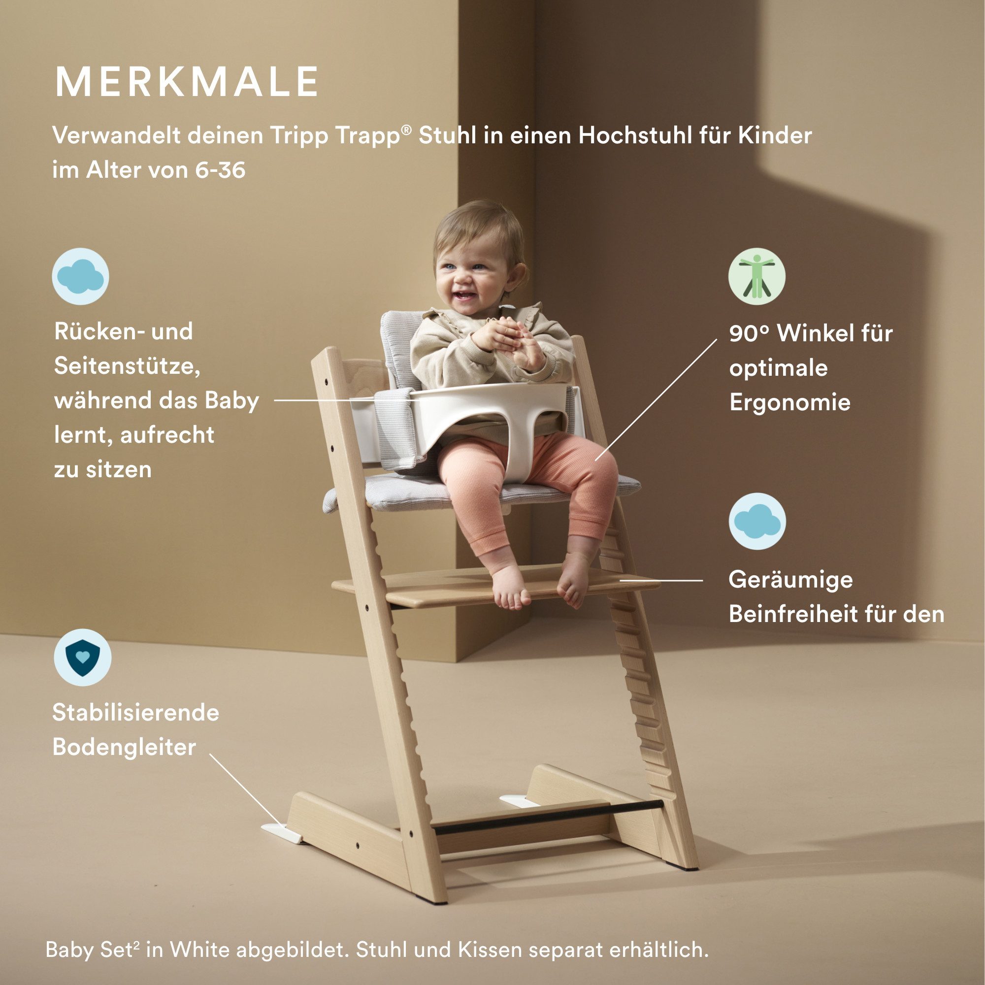 Stokke Hochstuhlaufsatz Baby Set² für den günstig online kaufen