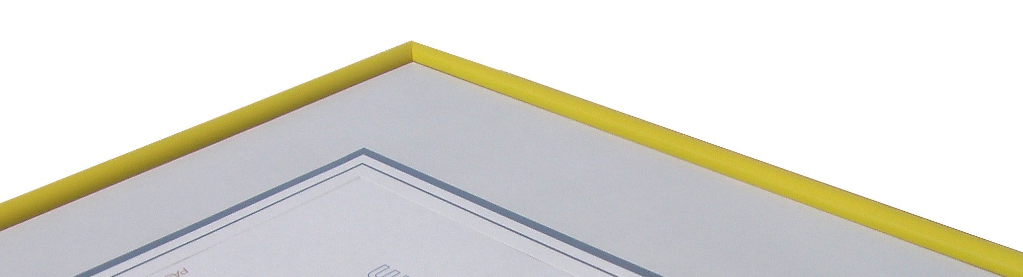 x 50 cm gelb MasterLine Oslo Kunststoff, Bilderrahmen - 40 - und Echtglas, 50 Puzzlerahmen x Hoch- Collagerahmen Einzelrahmen Querformat, cm 40
