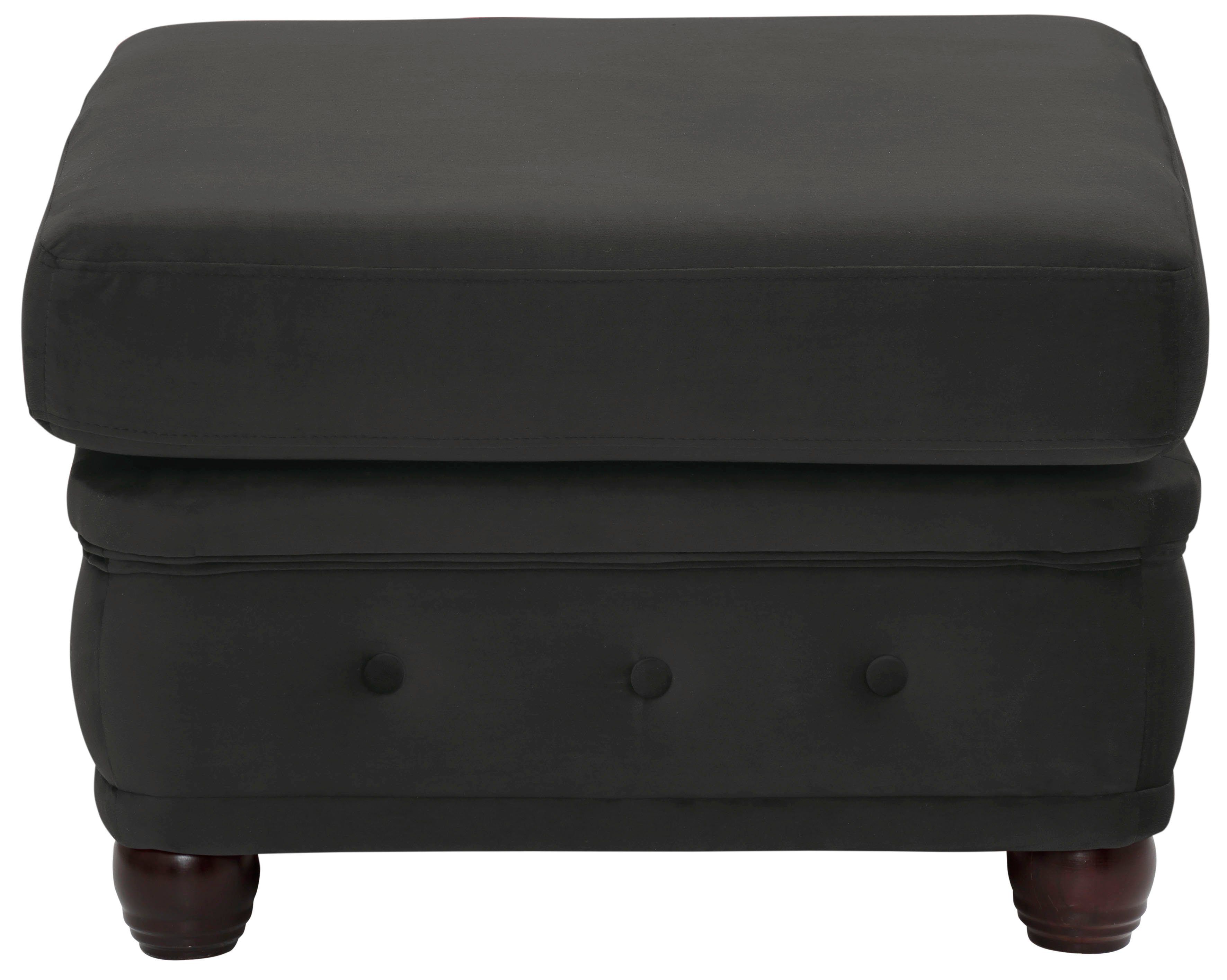 Home affaire Polsterhocker New Castle, passend zur "New Castle"-Serie, B/T/H: 75/70/45 cm