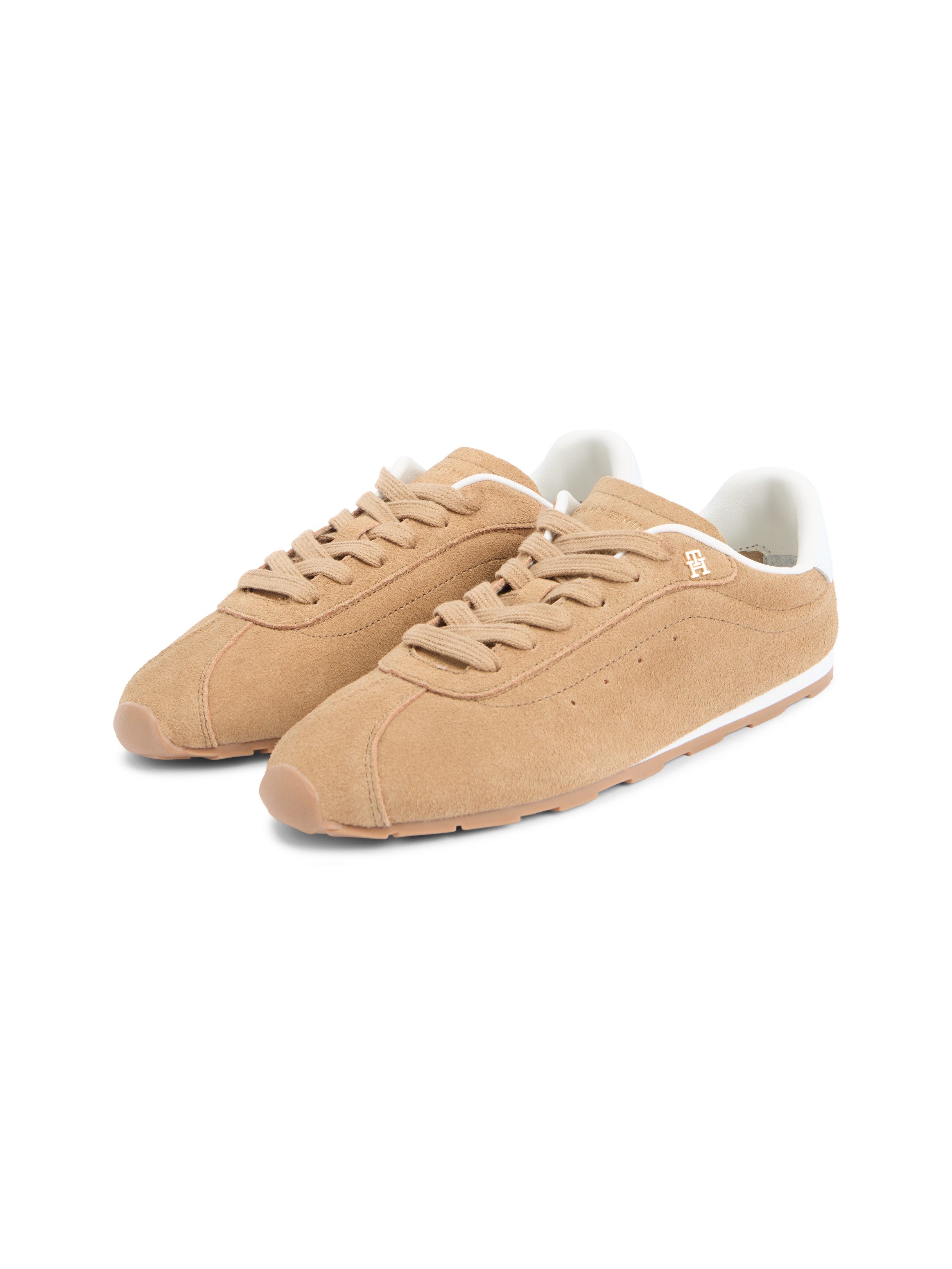 Tommy Hilfiger TH BELLA LOW RUNNER SUEDE Sneaker Halbschuh, Schnürer, Freiz günstig online kaufen