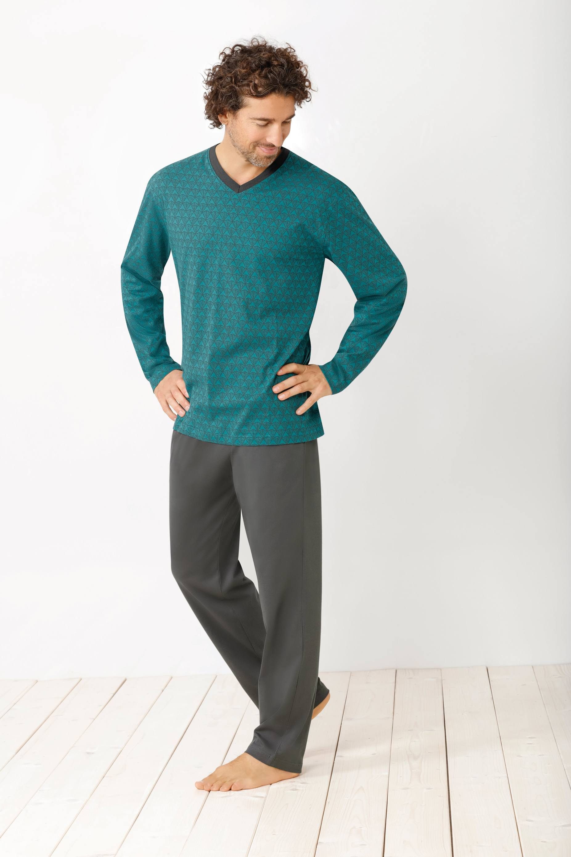 Hajo Schlafanzug Schlafanzug Premium Cotton günstig online kaufen