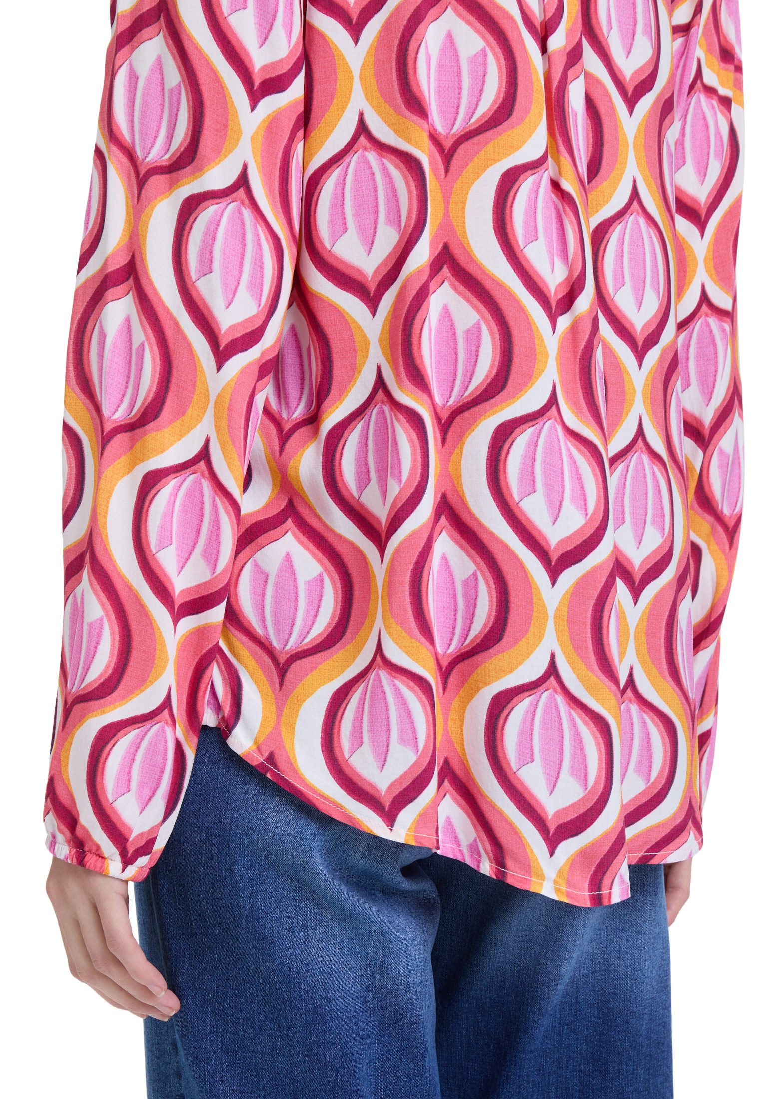 Cartoon Shirtbluse Damen mit Muster