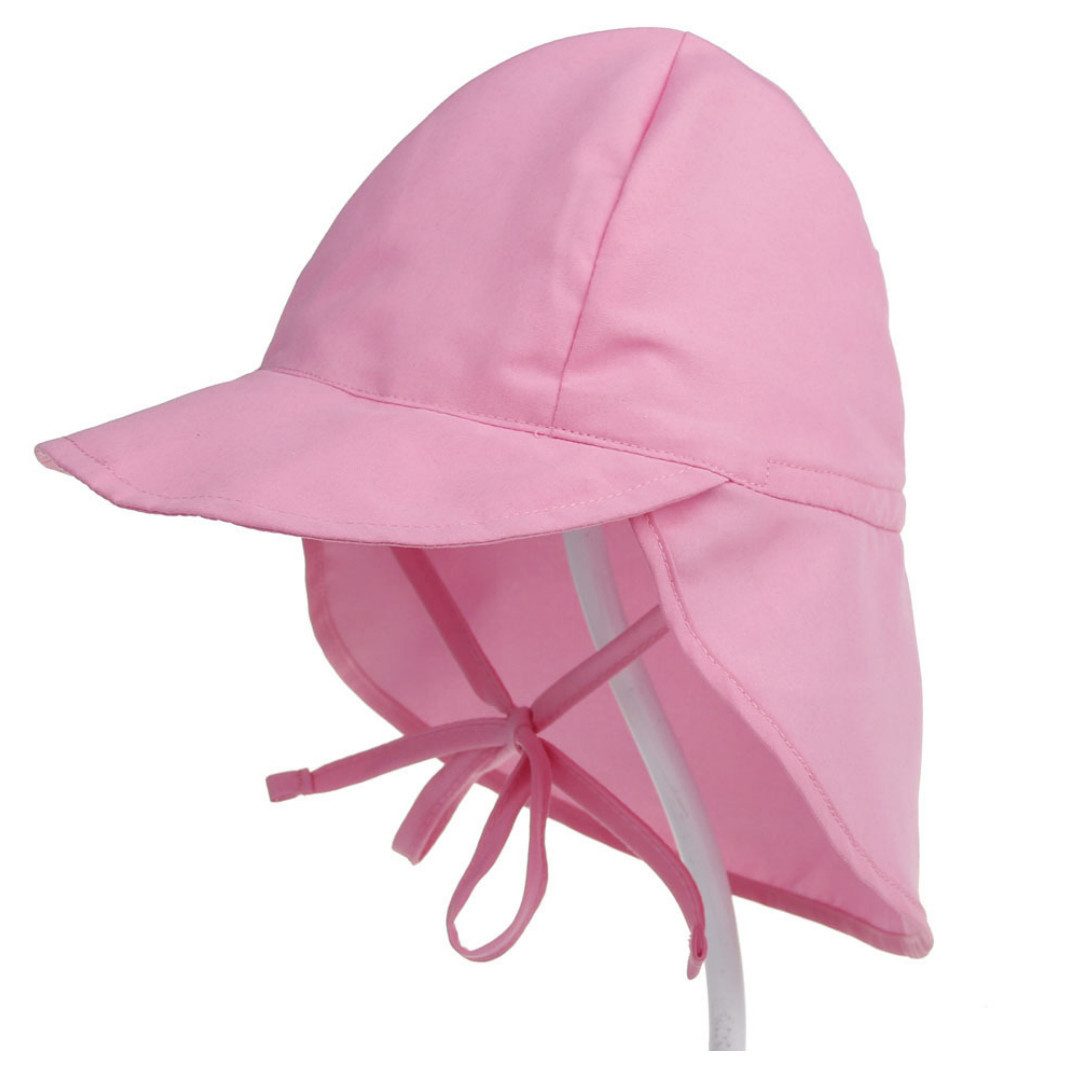 MODFU Schirmmütze Baby Sonnenhut Kinder Sommerhut Kleinkind Hut Reisehut (mit Verstellbarer Kinnriemen und Halsklappen, 1-St., Faltbar und platzsparend verstaubar, Sommer Kappe Strand Mütze) UV Schutz Strand Hut für 2-5 Jahre Mädchen Jungen