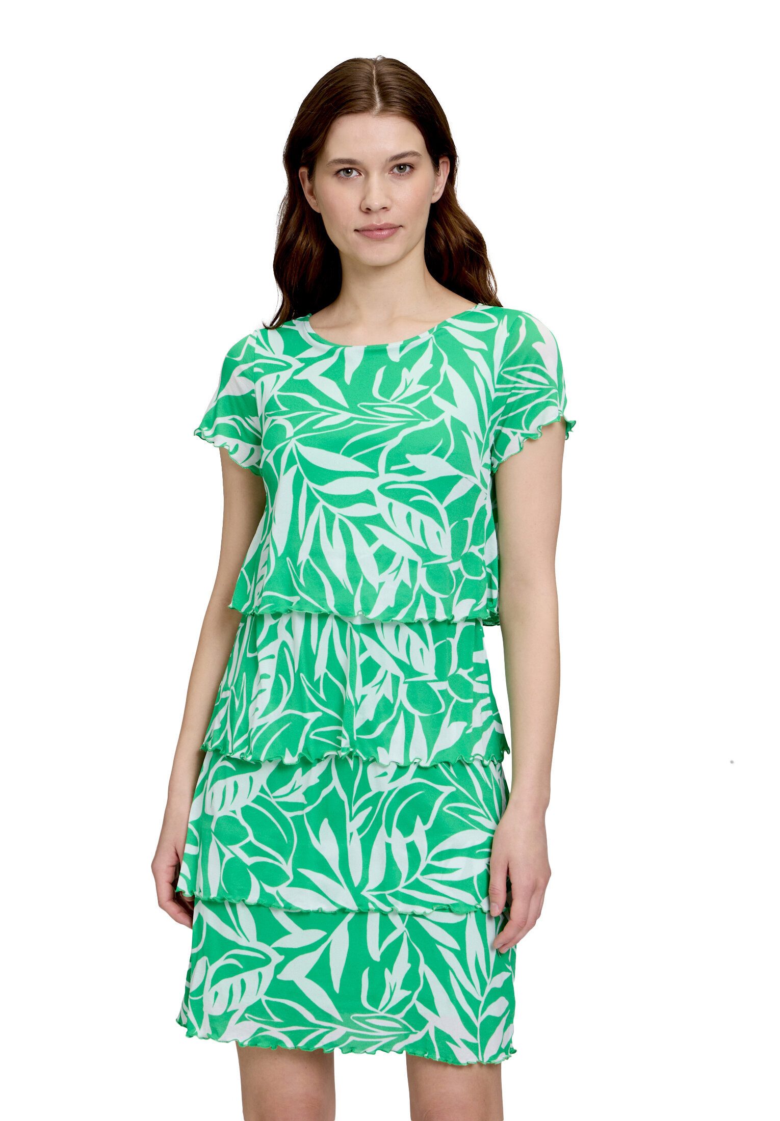Betty Barclay Sommerkleid Damen mit U-Boot-Ausschnitt Druck
