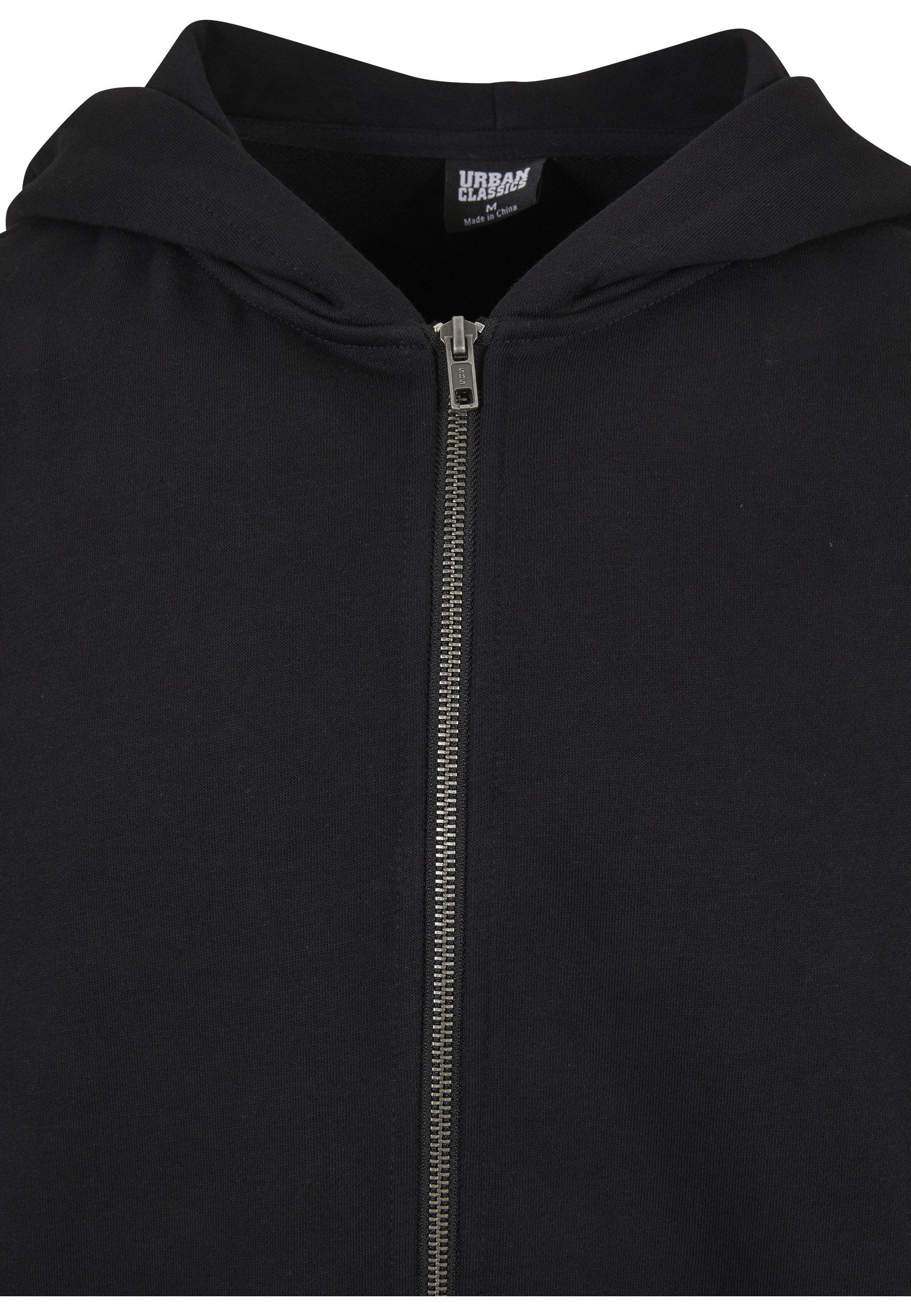 URBAN CLASSICS Rundhalspullover Urban Classics Herren 90's Zip Hoody (1-tlg)