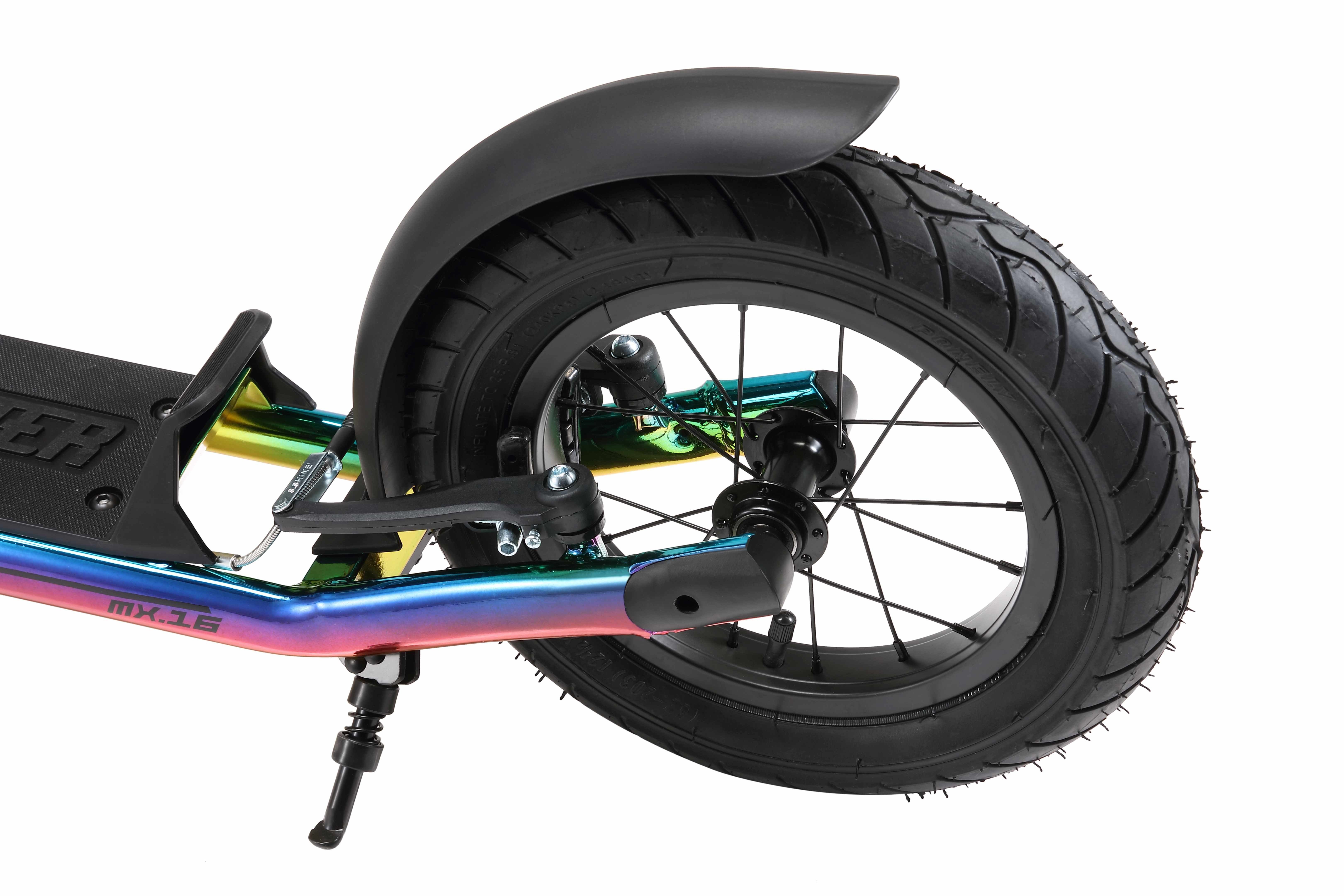 Star-Scooter Cityroller 16 Zoll, ab 8 Jahre, Kinder City Roller ab 140 cm, Jungen, Mädchen, Höhenverstellbar, Seitenständer