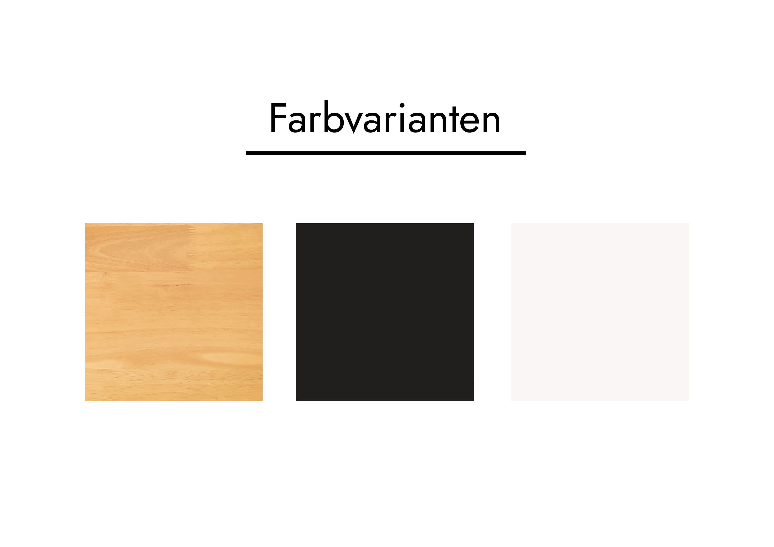 Woodroom Esstisch Kota (Hevea Massivholz, lackiert), Esszimmer Tisch massiv – Bild 5 von 5
