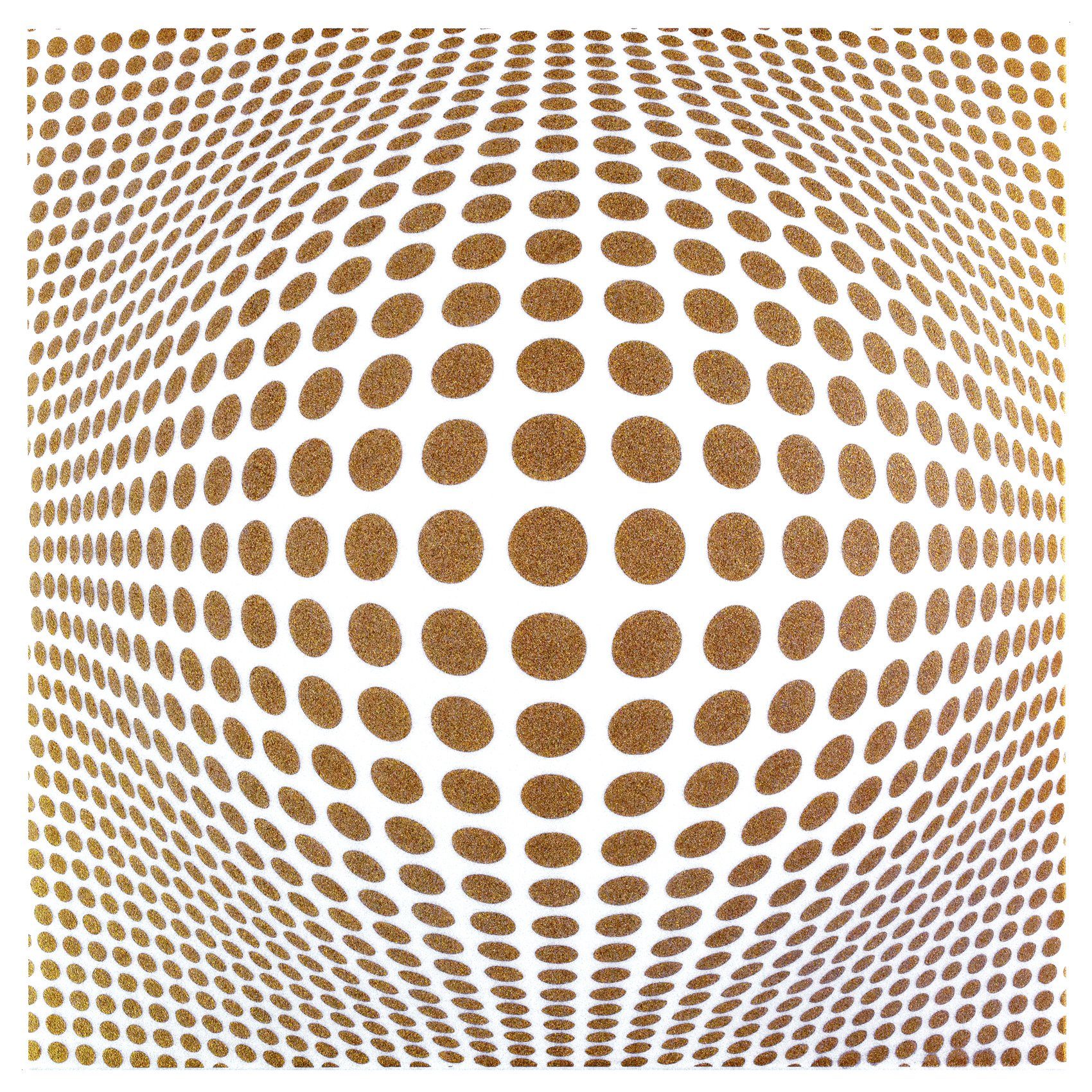 Hexim Wanddekoobjekt Disco Gold (Deckenplatten Sparpakete aus XPS 50x50cm - Moderne Panorama Platten für Wand und Decken mit optischen Illusionen - Dekor Wandplatte Deckenverkleidung)