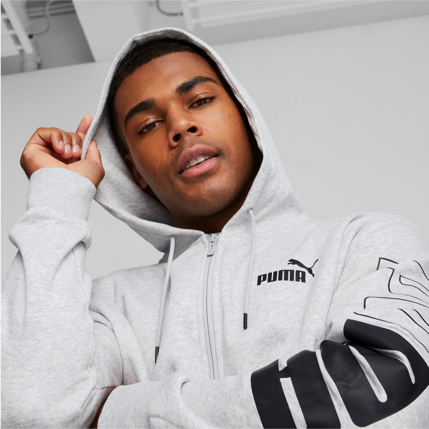 PUMA Sweater Kapuzenjacke Power Full-Zip (1-tlg)